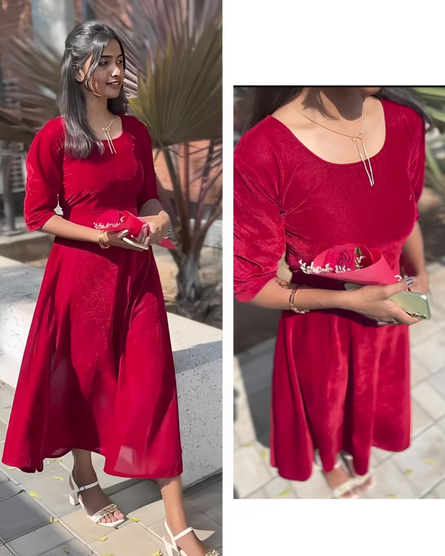 Velvet Elegant Women’s Gown