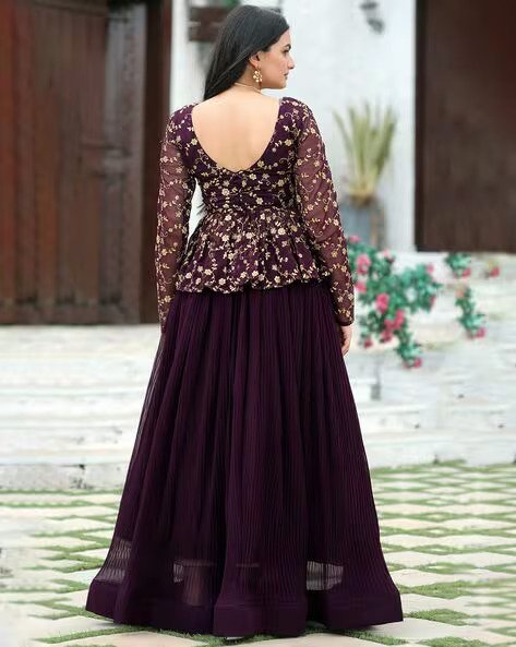 Premium Designer Sequins Embroiderd Readymade Lehenga choli Set