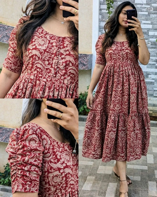 Stylish Floral Printed midi dress