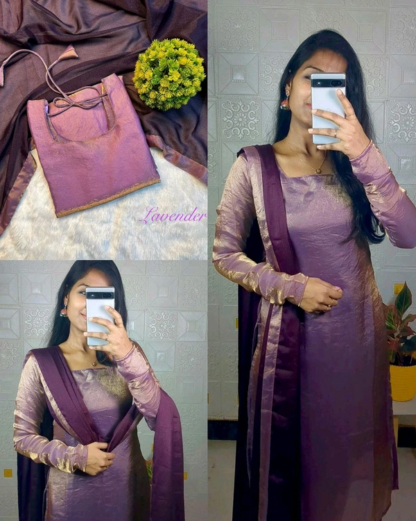 Exclusive Space silk Kurta with Dupatta set