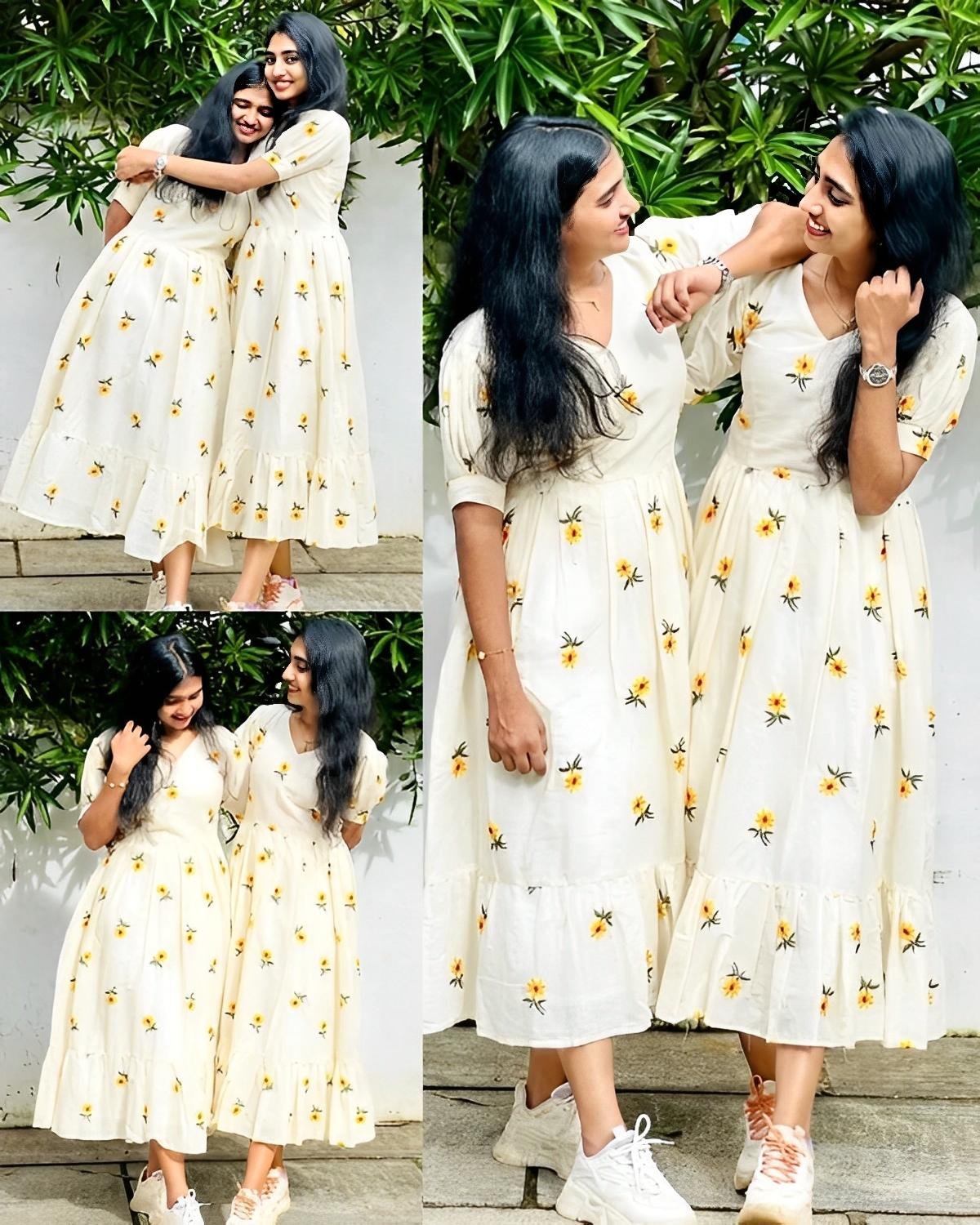 Elegant rayon midi gown