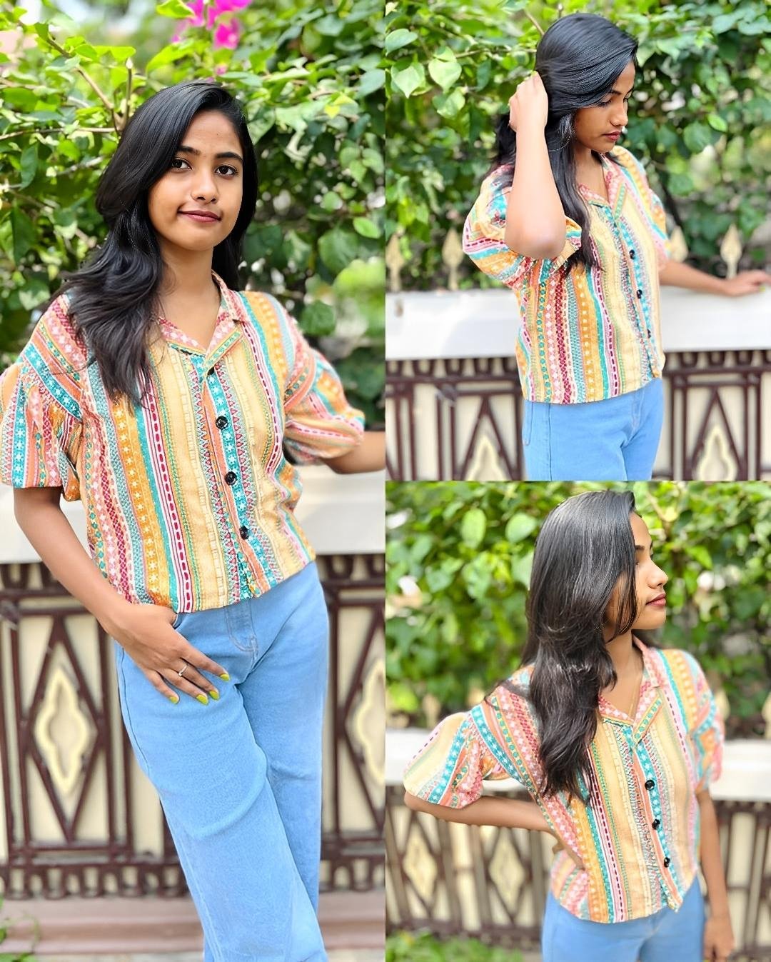 Women's Multicolor Tribal Print Casual Shirt – Button Down