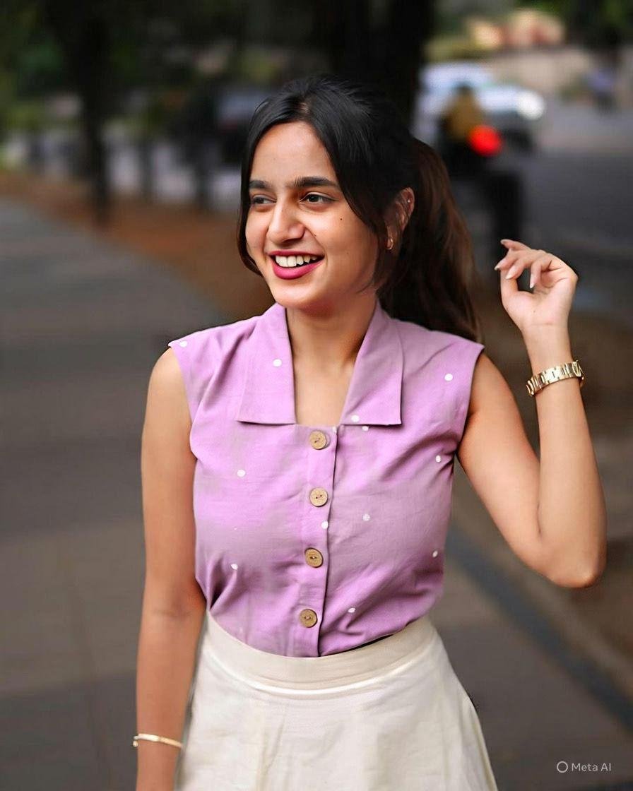 Casual Womens Top with Skirt Set