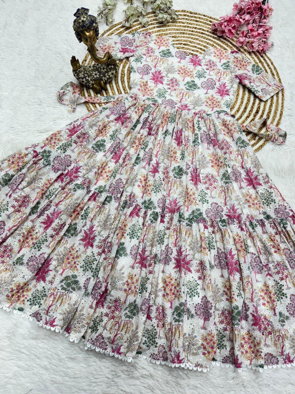 Pure cotton hakoba maxi