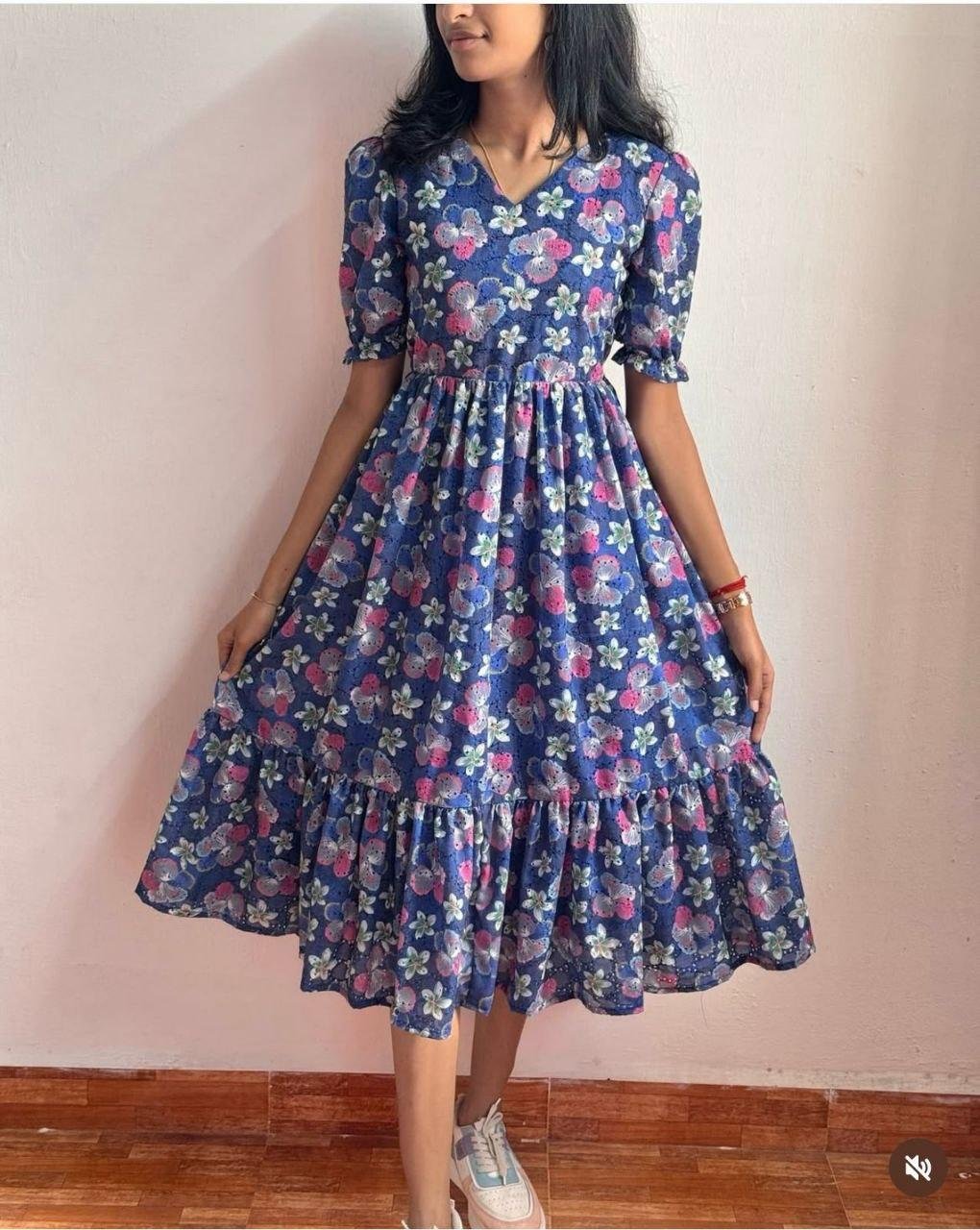 Pure Cotton Hakoba Gown with Lining