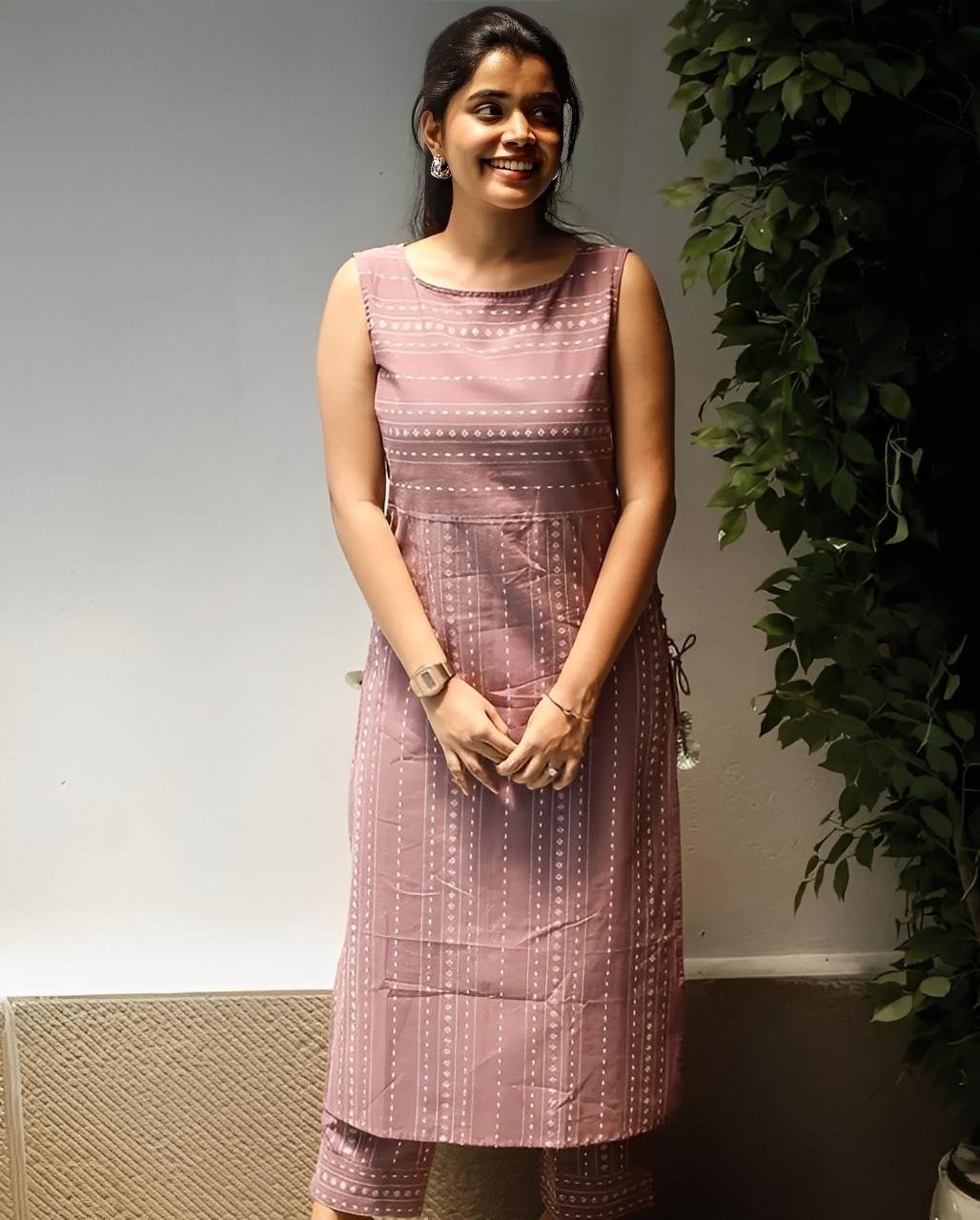 Pretty Elegant Co ord set sleeveless