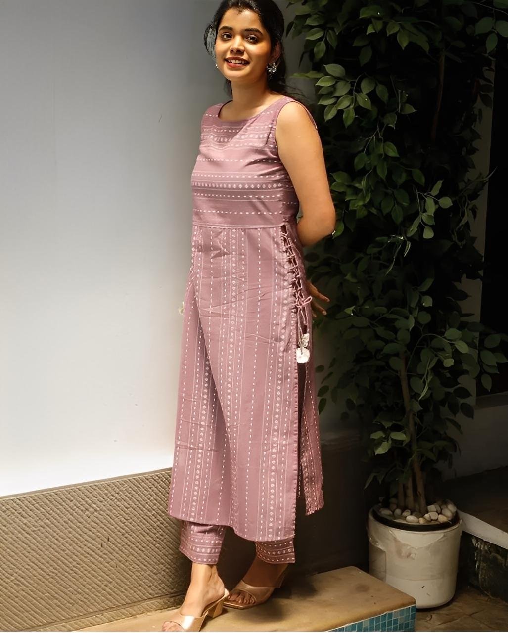 Pretty Elegant Co ord set sleeveless