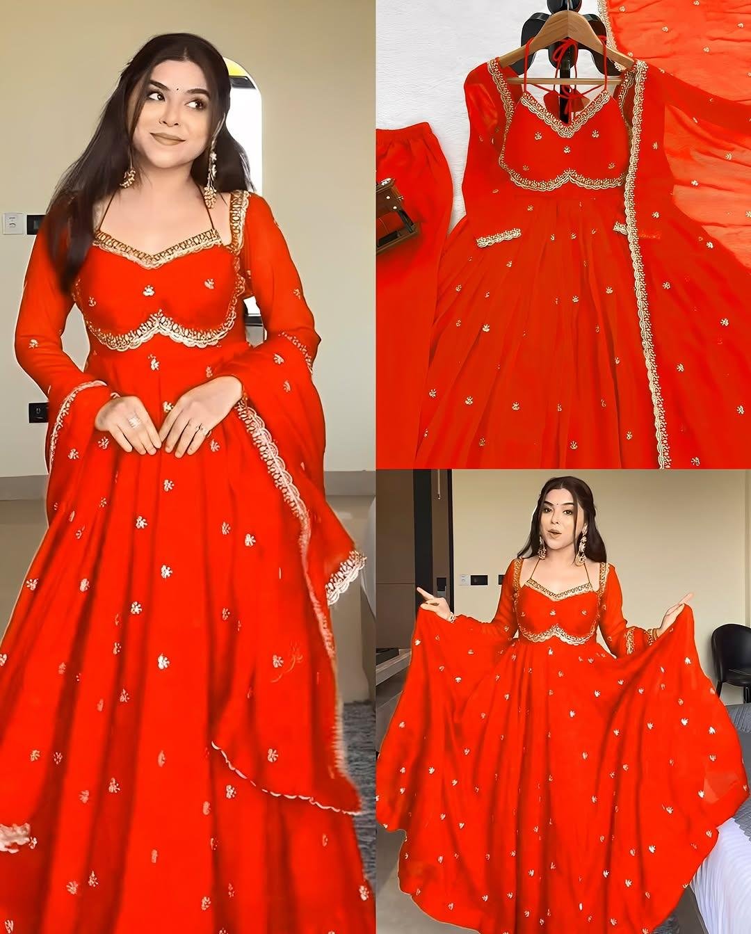 ✨ Stylytic Purple Anarkali Suit Set — Crafted to Make You Shine