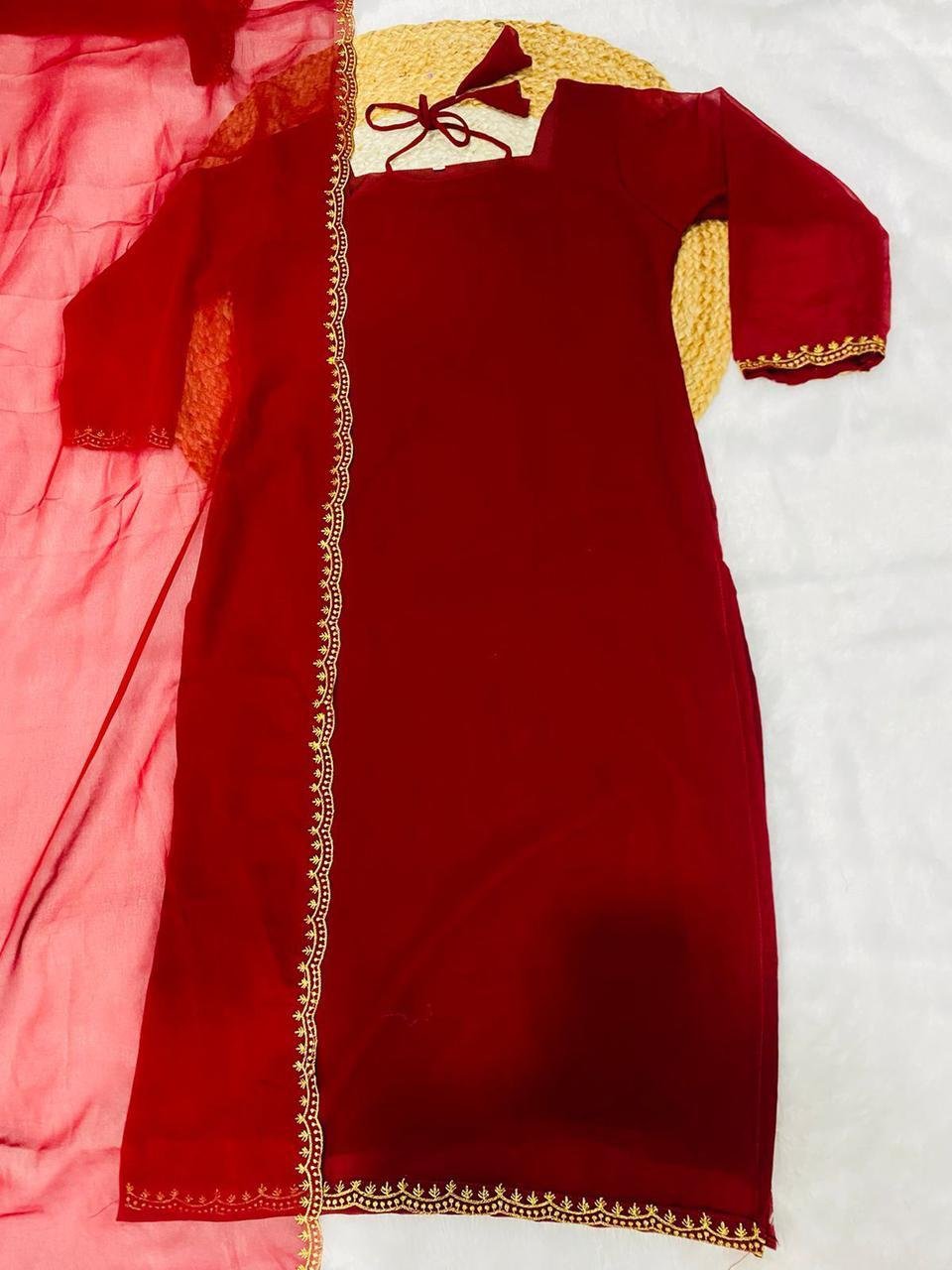 Pretty Kurti Dupatta set - Clearance sale - Cute Kurti sets for College and Office