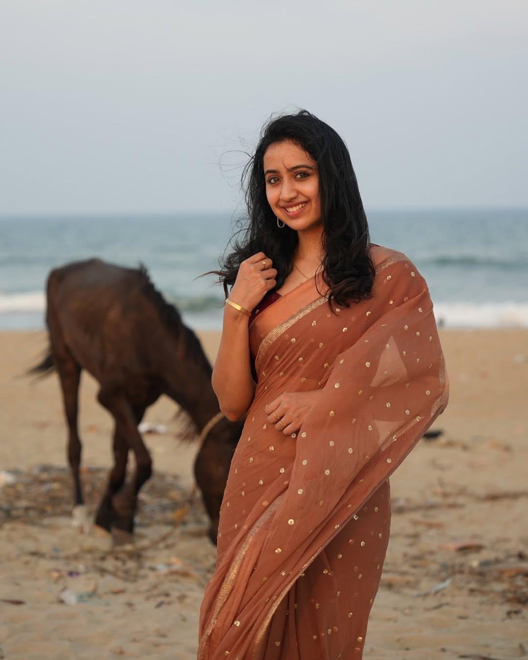 Pure Viscose Georgette Saree with Satin Border | New-Trend Designer Wear 🪷