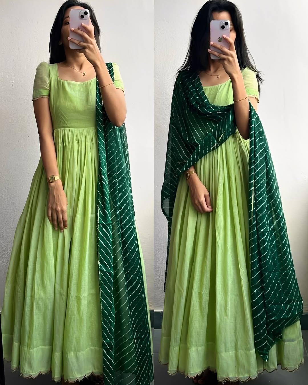 Launching New Gown With Dupatta Collection