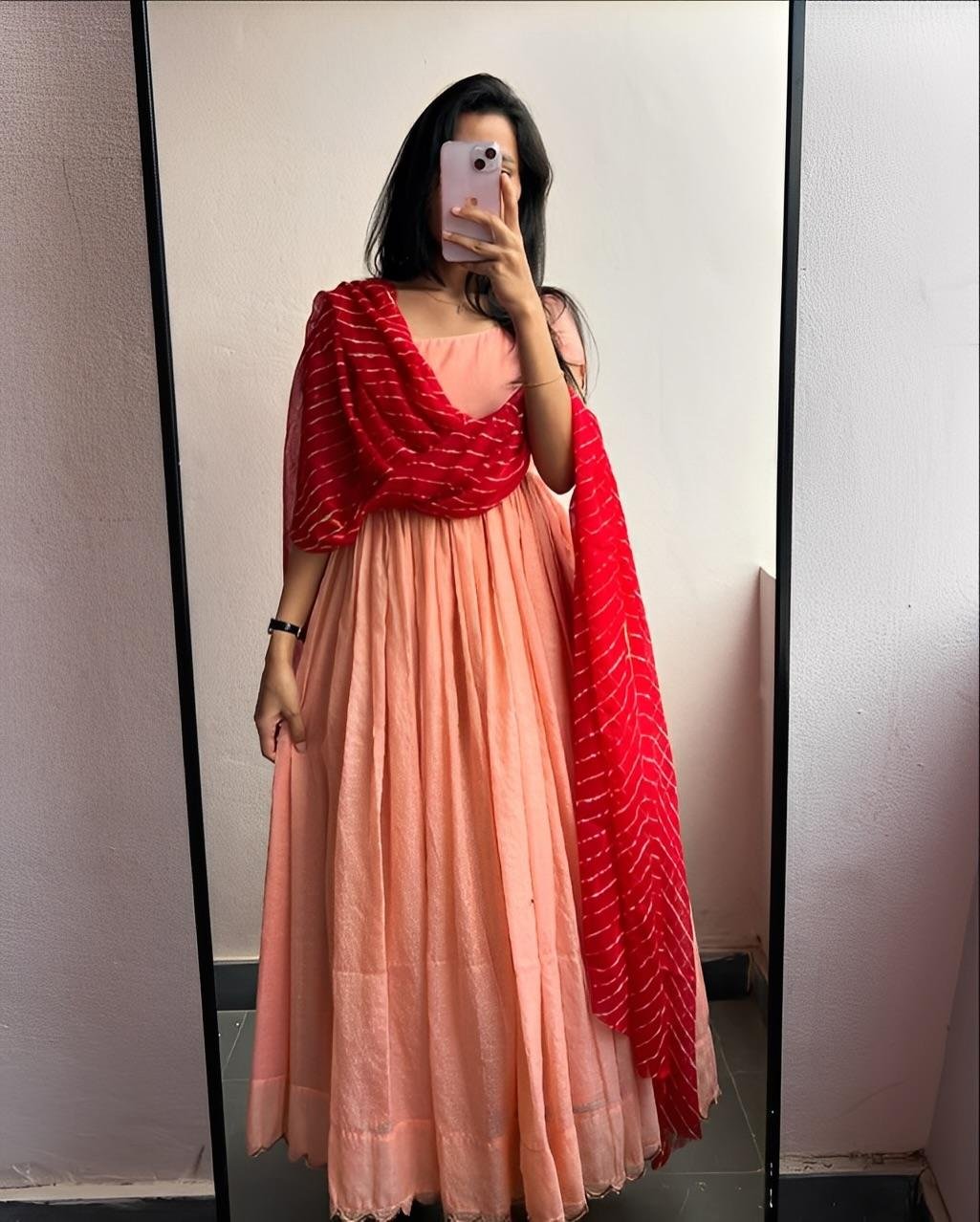 Launching New Gown With Dupatta Collection