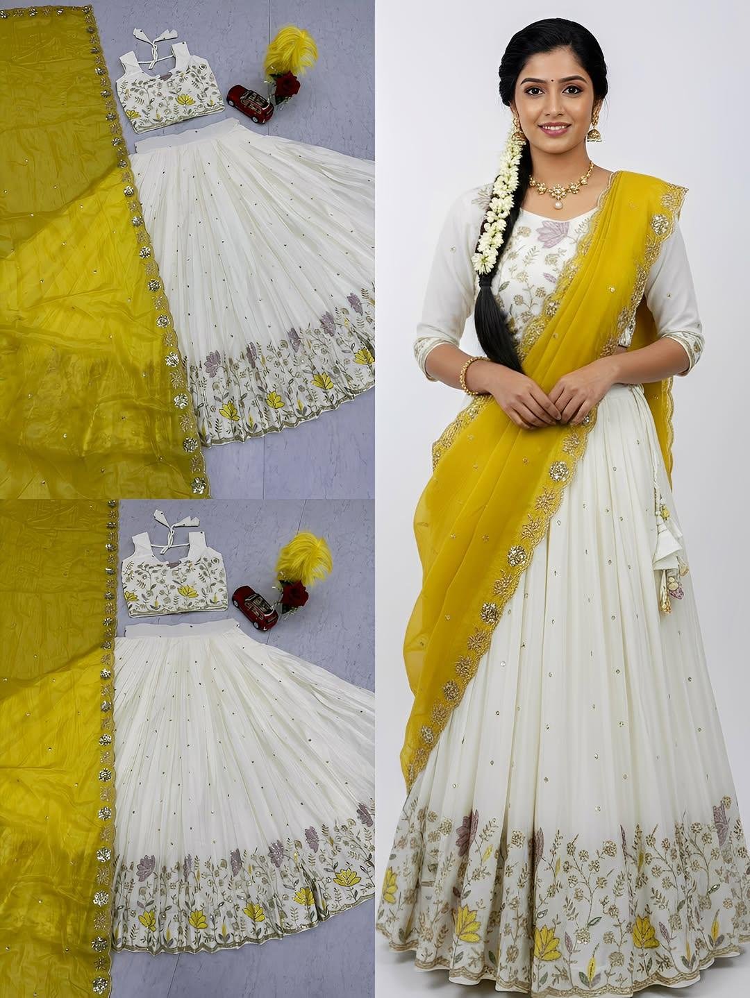 Festival Embroidered Fully Stiched Lehenga Choli