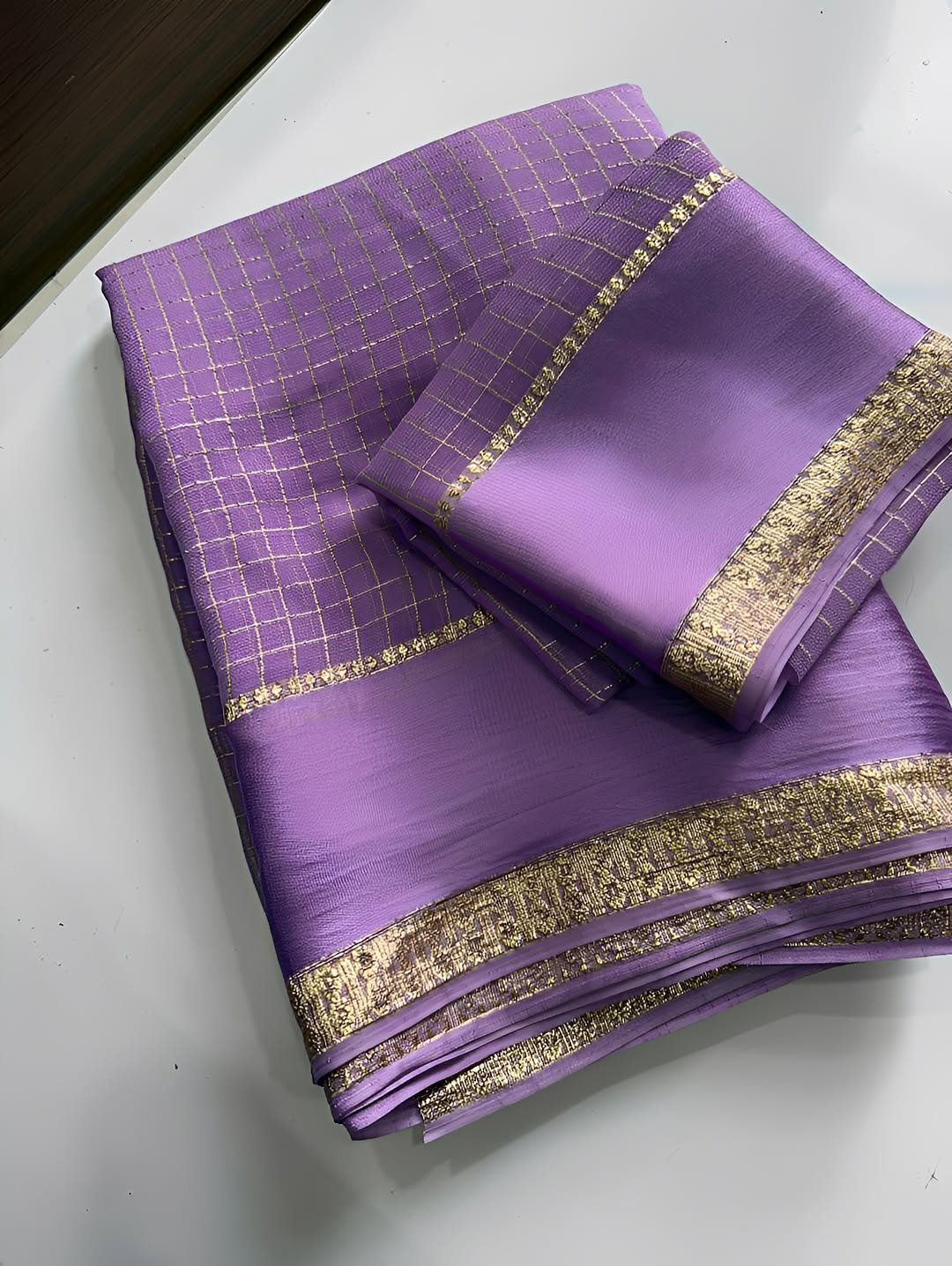 Premium Viscose Georgette Saree with blouse