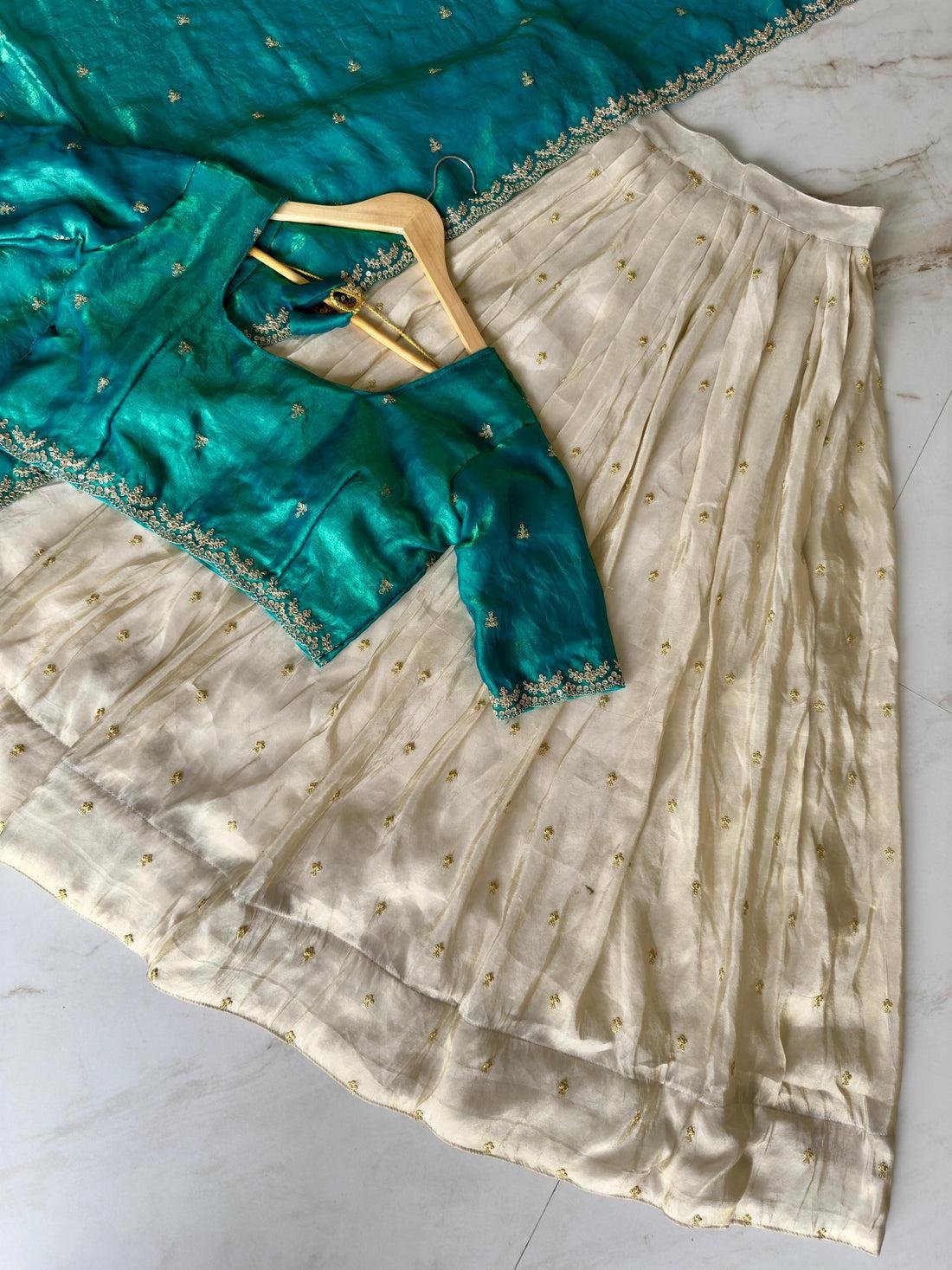 Attractive Tissue silk Lehenga choli - Pretty pairs