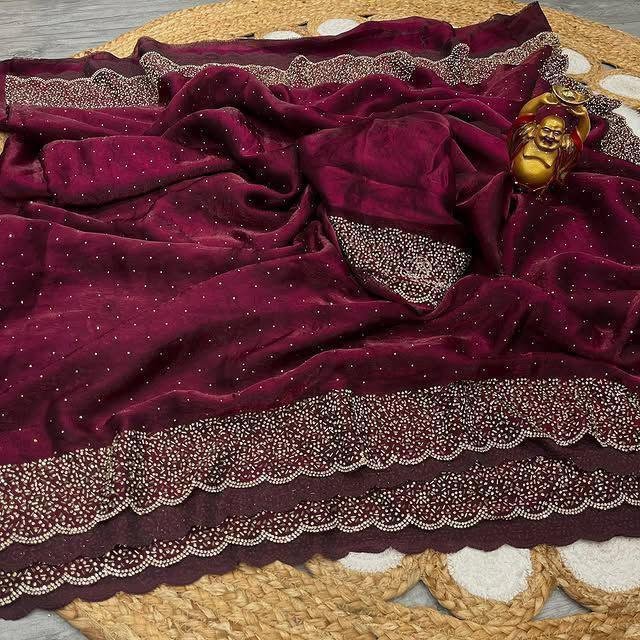 Stone Sparkle Saree - Premium Partywear Saree Looks