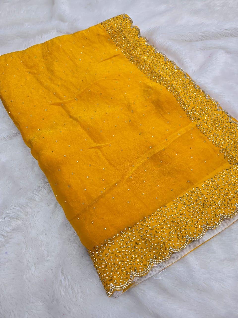 Stone Sparkle Saree - Premium Partywear Saree Looks