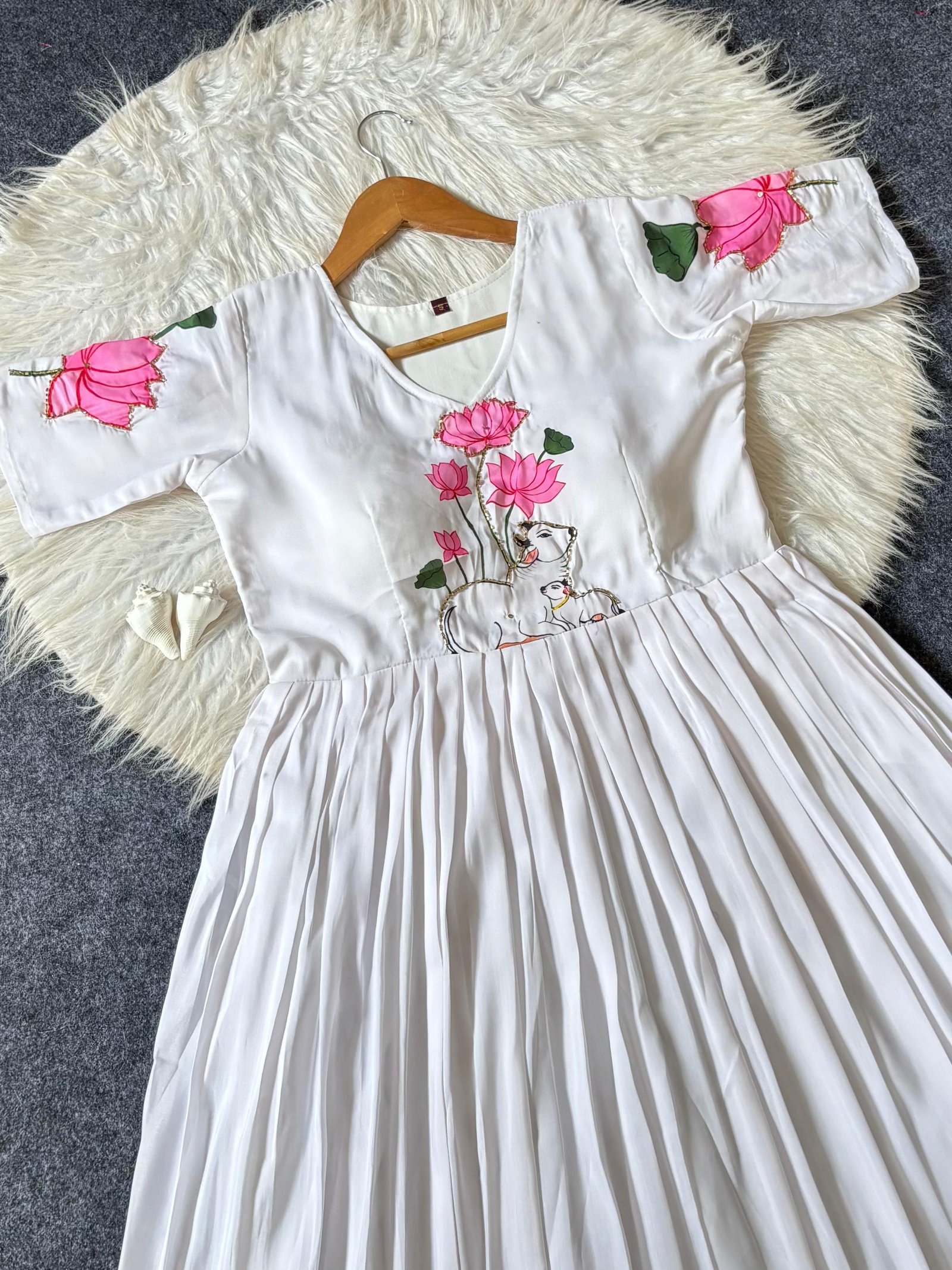 Western Ethnic Maxi -- Beads work designer gown