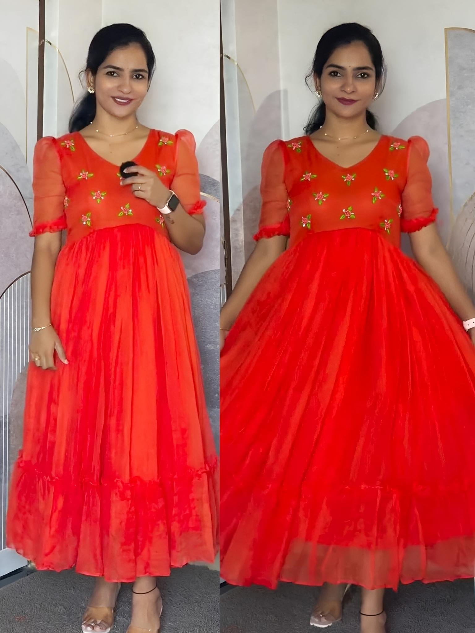 Rika - Kota chex Designer Dress