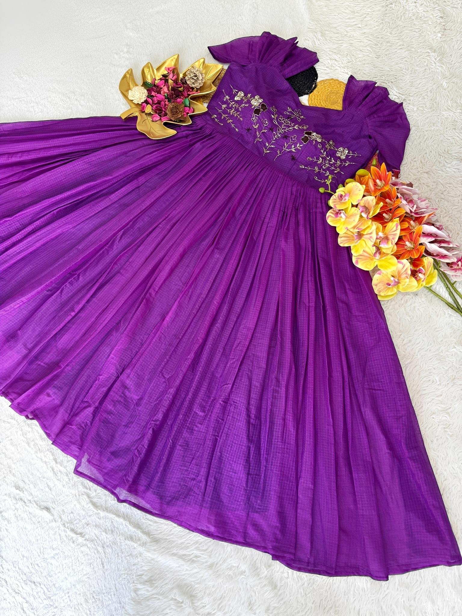 Rika - Kota chex Designer Dress