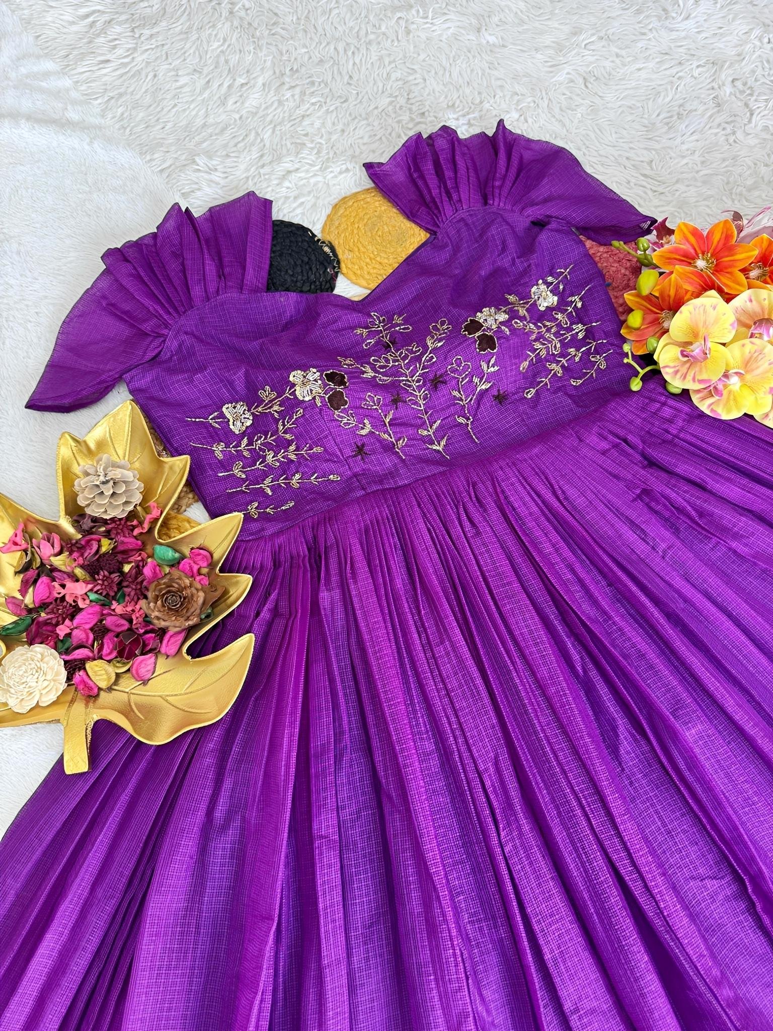 Rika - Kota chex Designer Dress