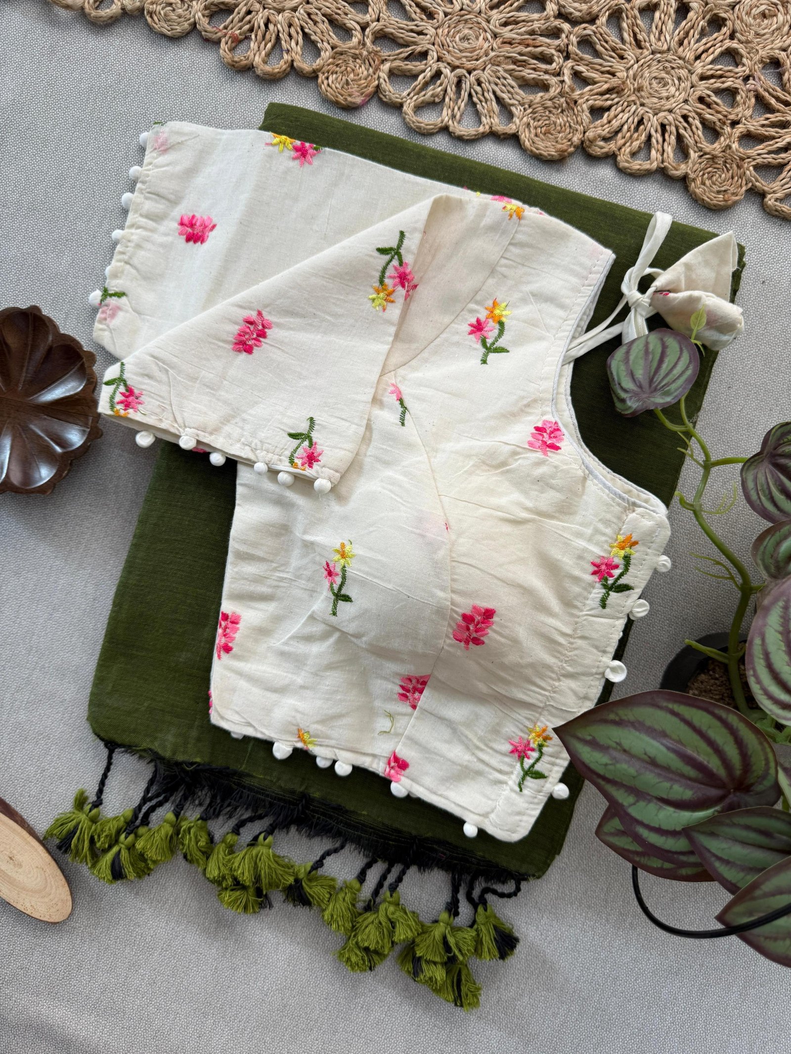 KALYANI - cotton sarees with stitched blouse