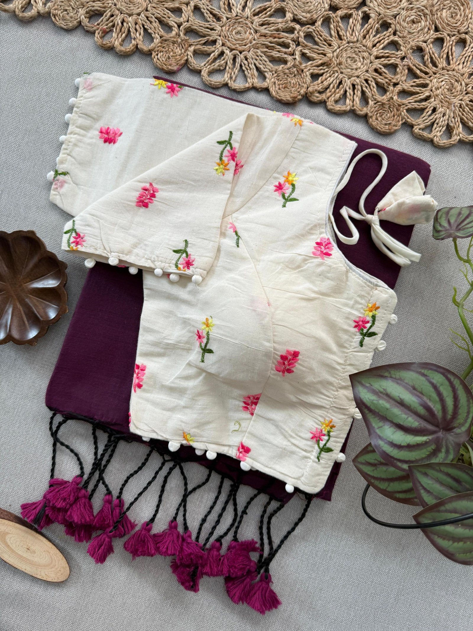 KALYANI - cotton sarees with stitched blouse