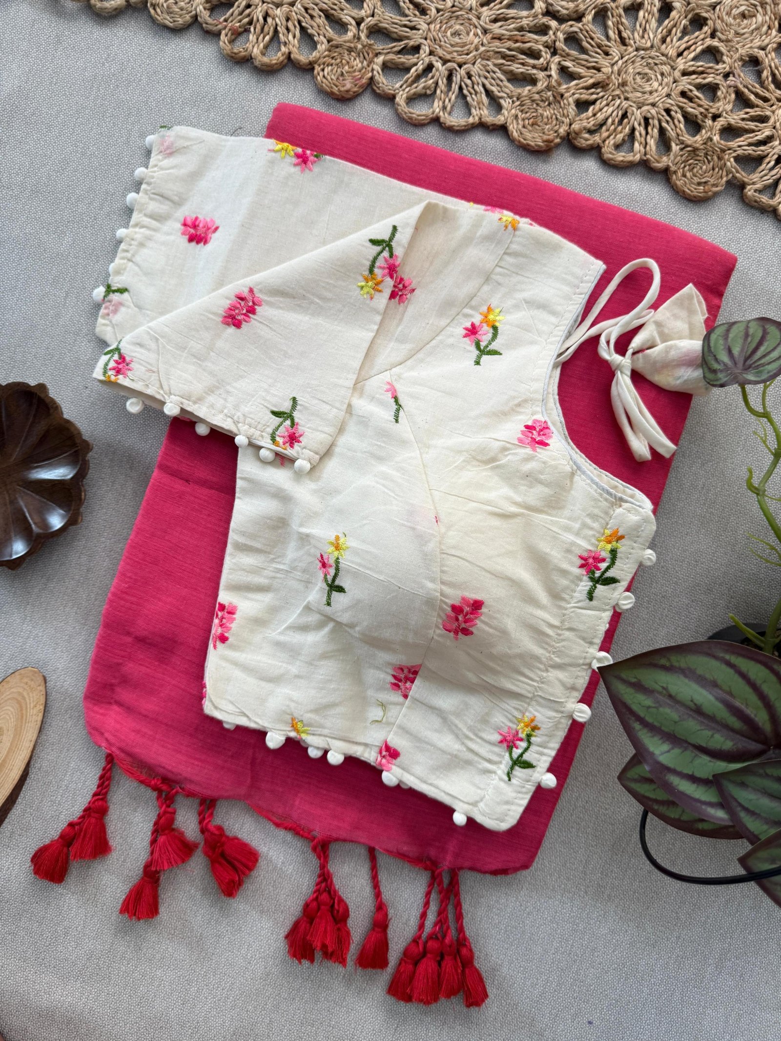 KALYANI - cotton sarees with stitched blouse