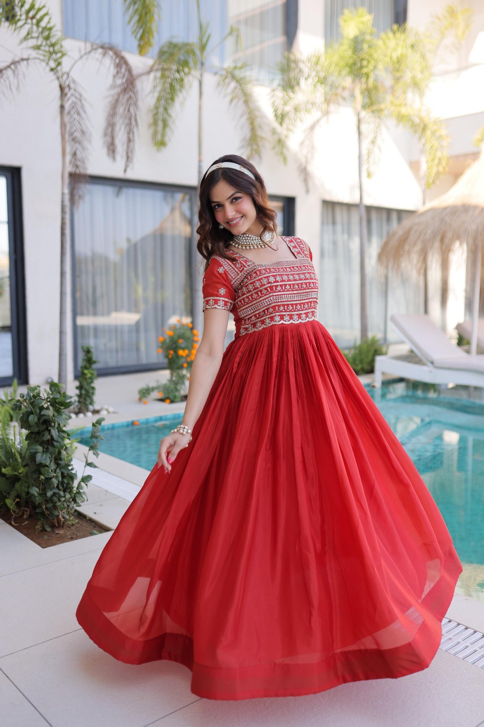 Pretty Designer Readymade Gown