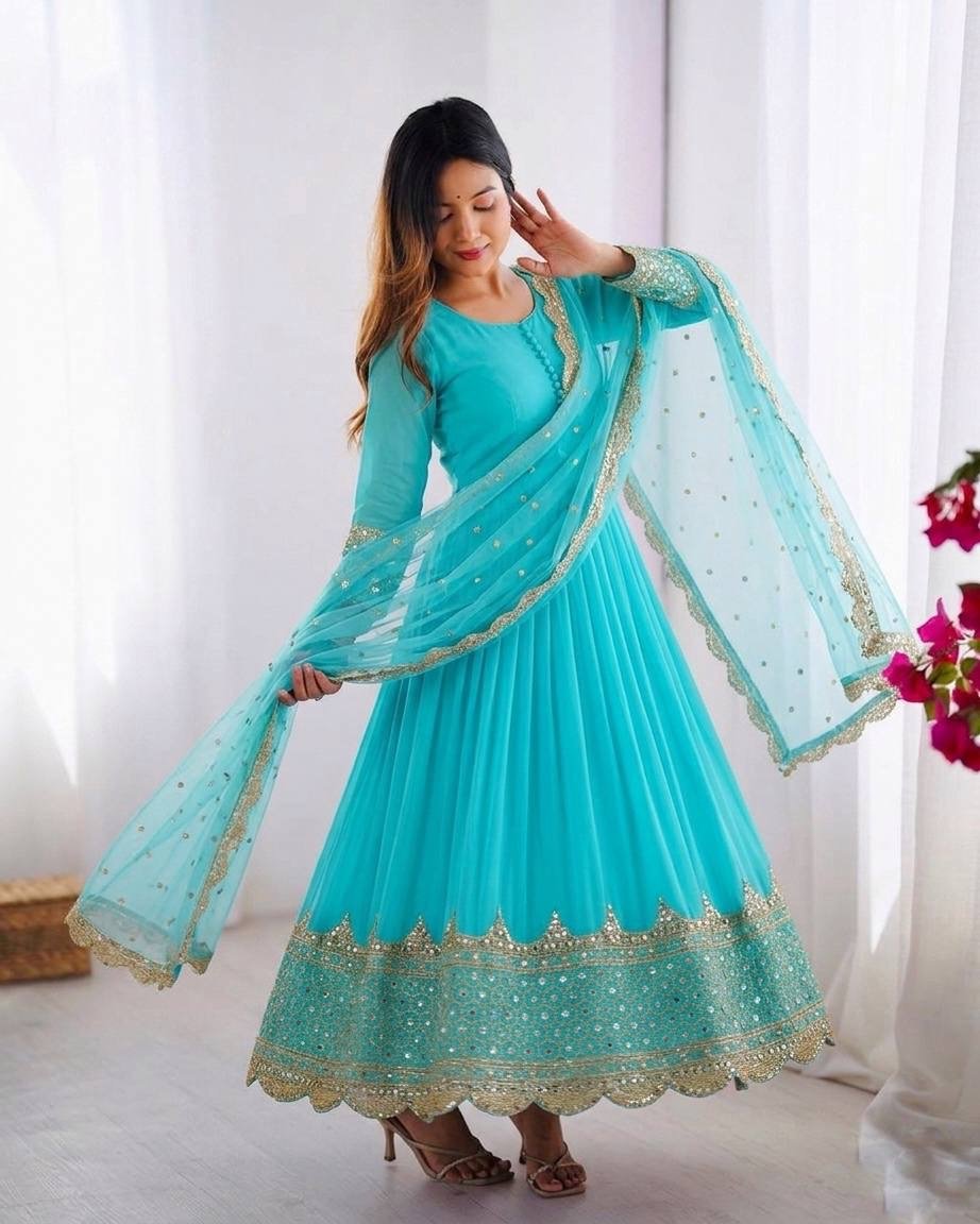 Exclusive Partywear Georgette Anarkali Pack