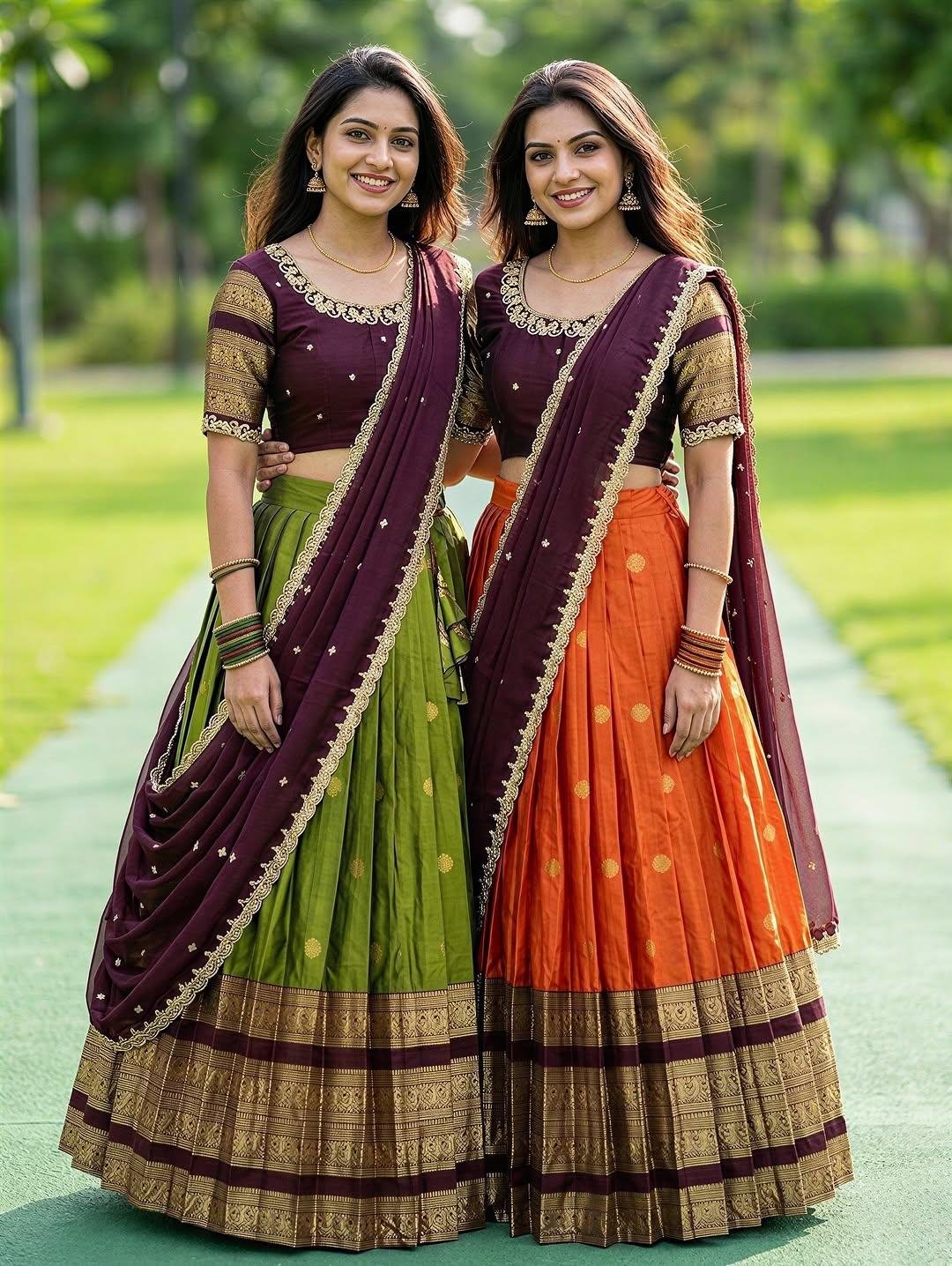 Ready To Wear Premium Quality Pure Kanjivaram Silk Lehenga Choli