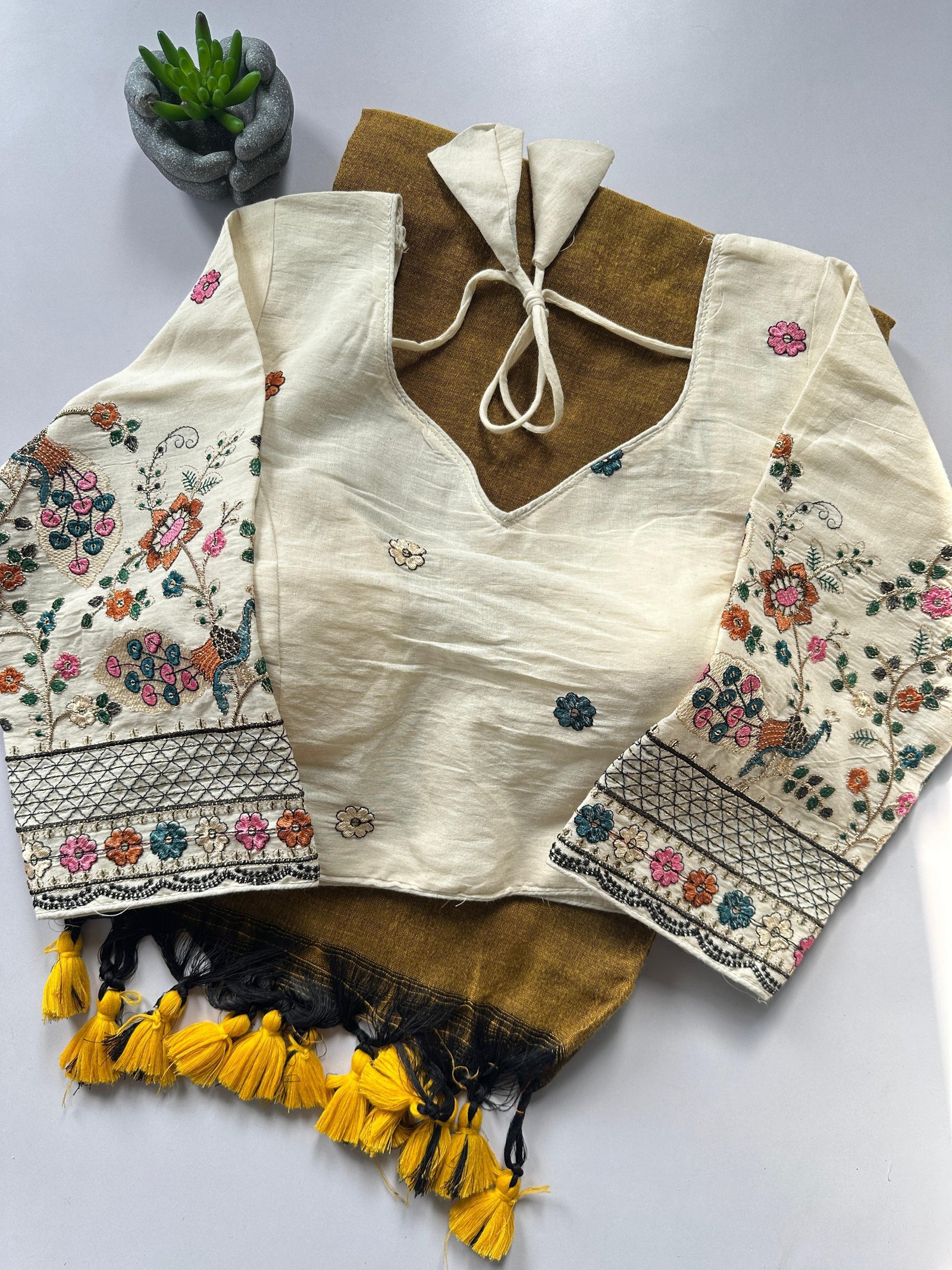 Handloom Khadi Cotton Saree- Offer Rate