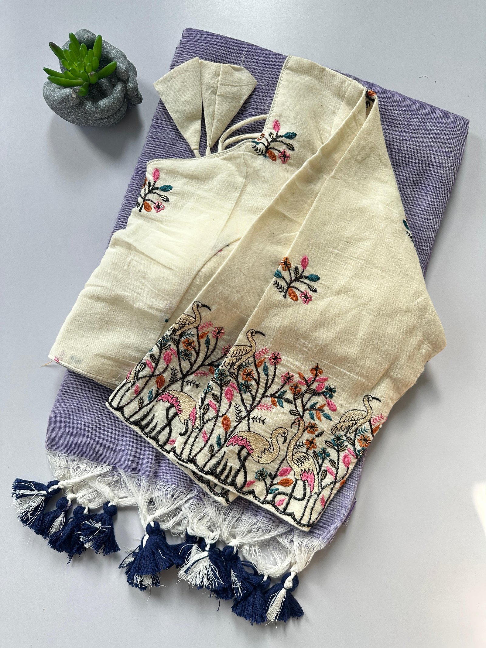 Handloom Khadi Cotton Saree- Offer Rate