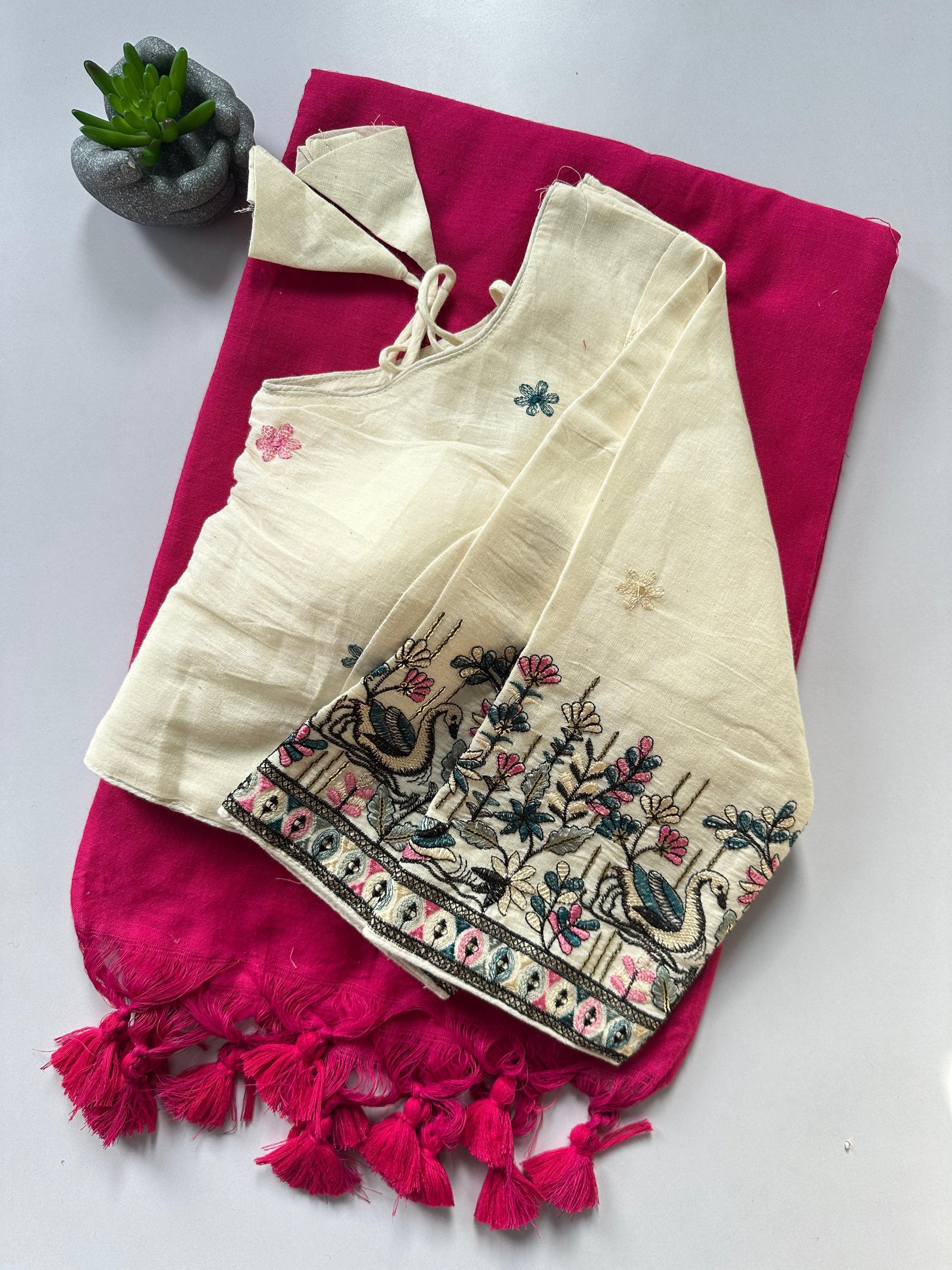 Handloom Khadi Cotton Saree- Offer Rate