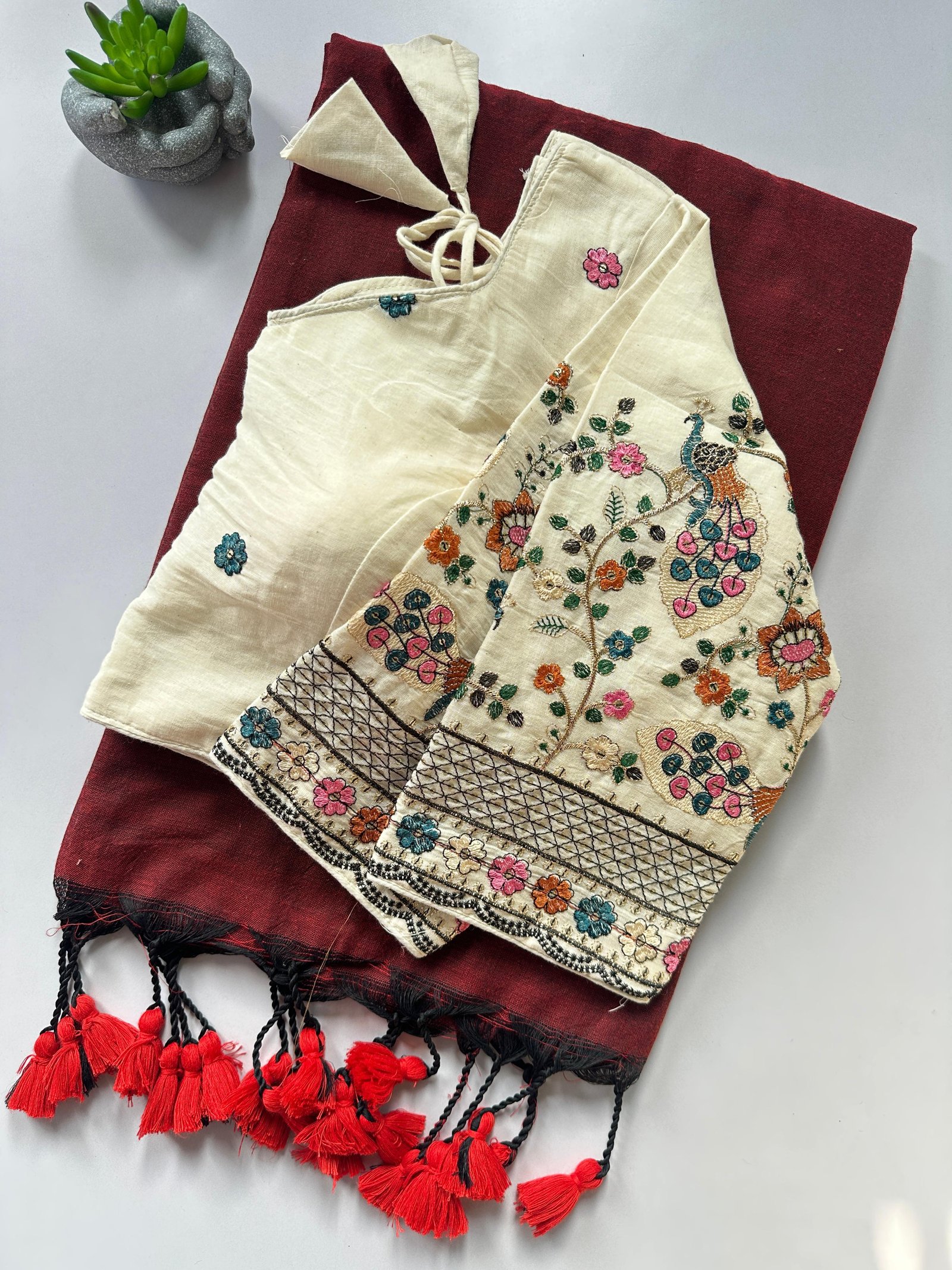 Handloom Khadi Cotton Saree- Offer Rate