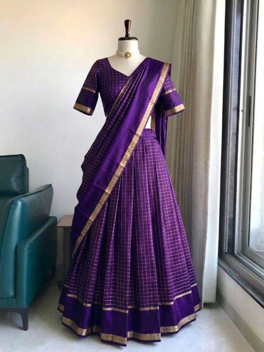 Trending Viscose Halfsaree Readymade