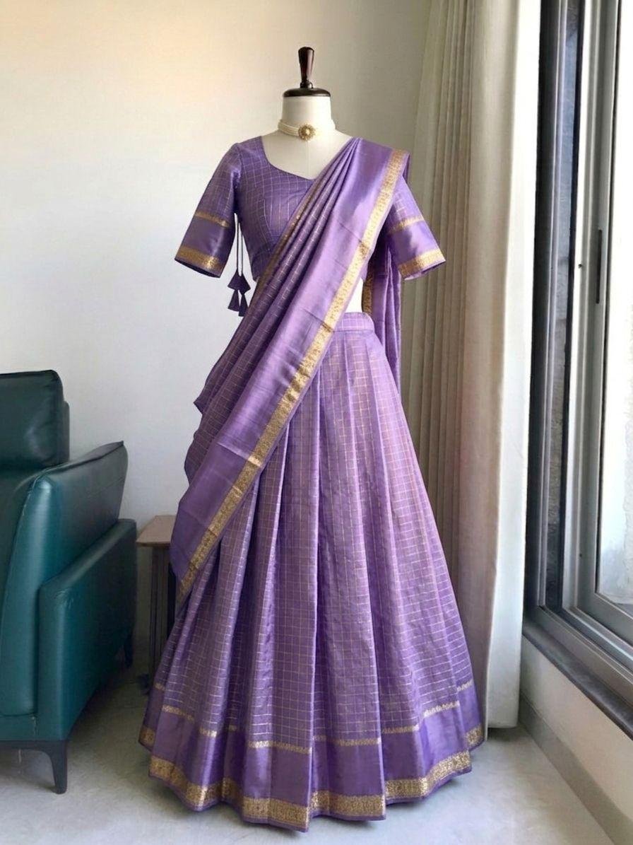 Trending Viscose Halfsaree Readymade
