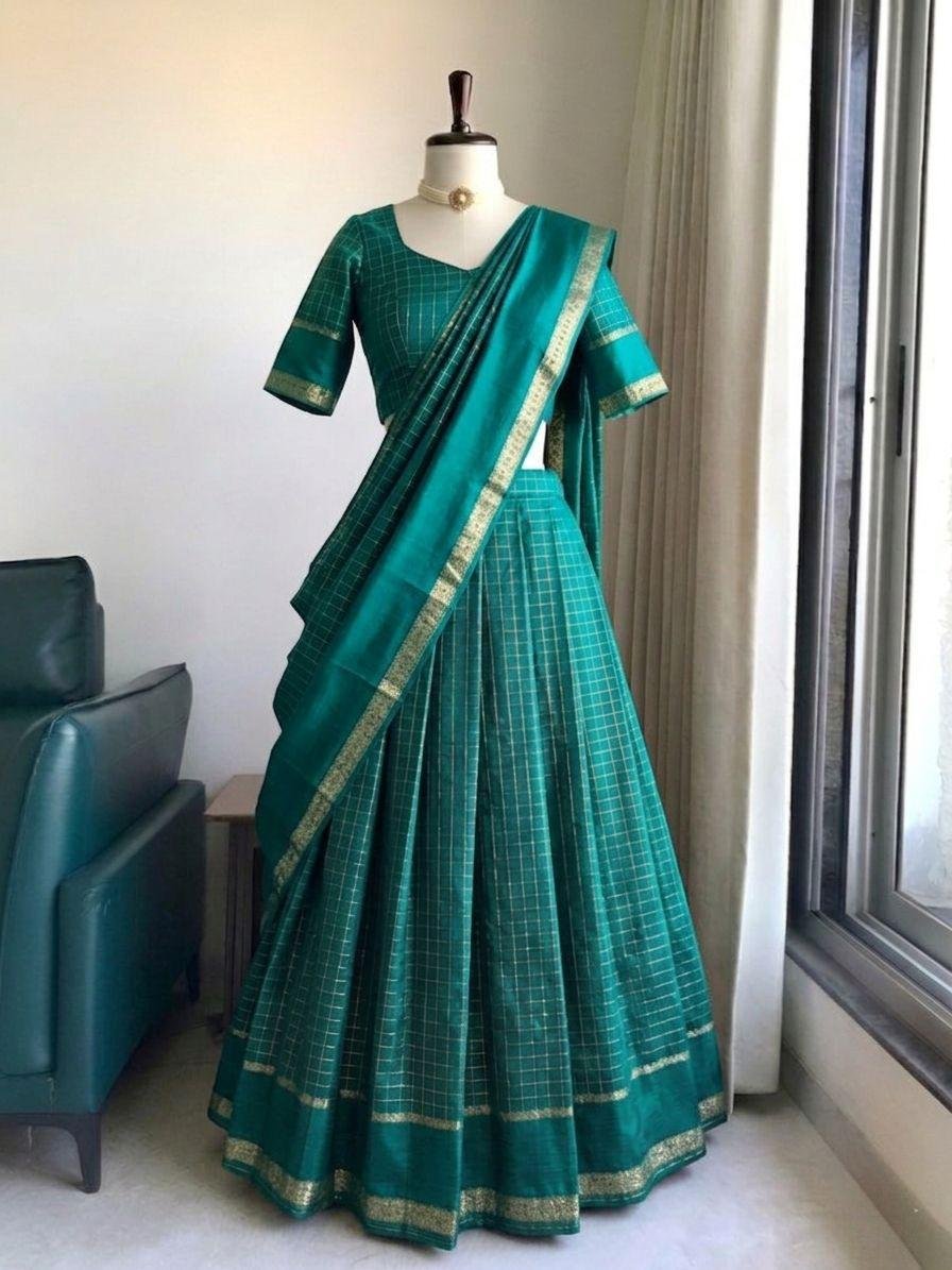 Trending Viscose Halfsaree Readymade