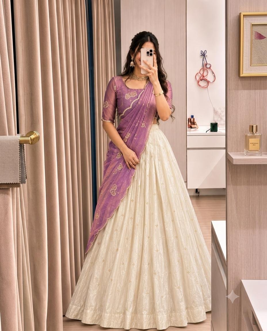 Trending Halfsarees for Onam
