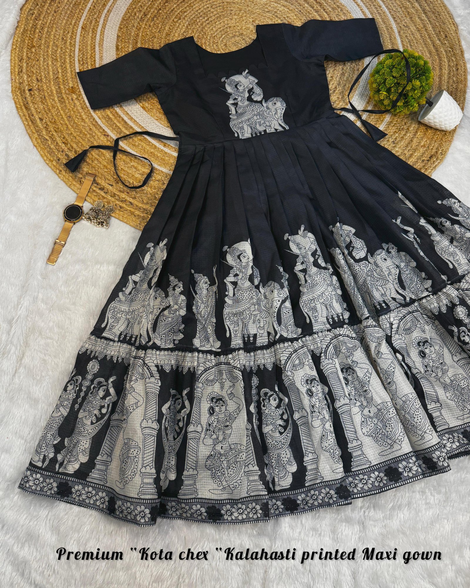 ANIKA - Kalam Kari Printed Maxi