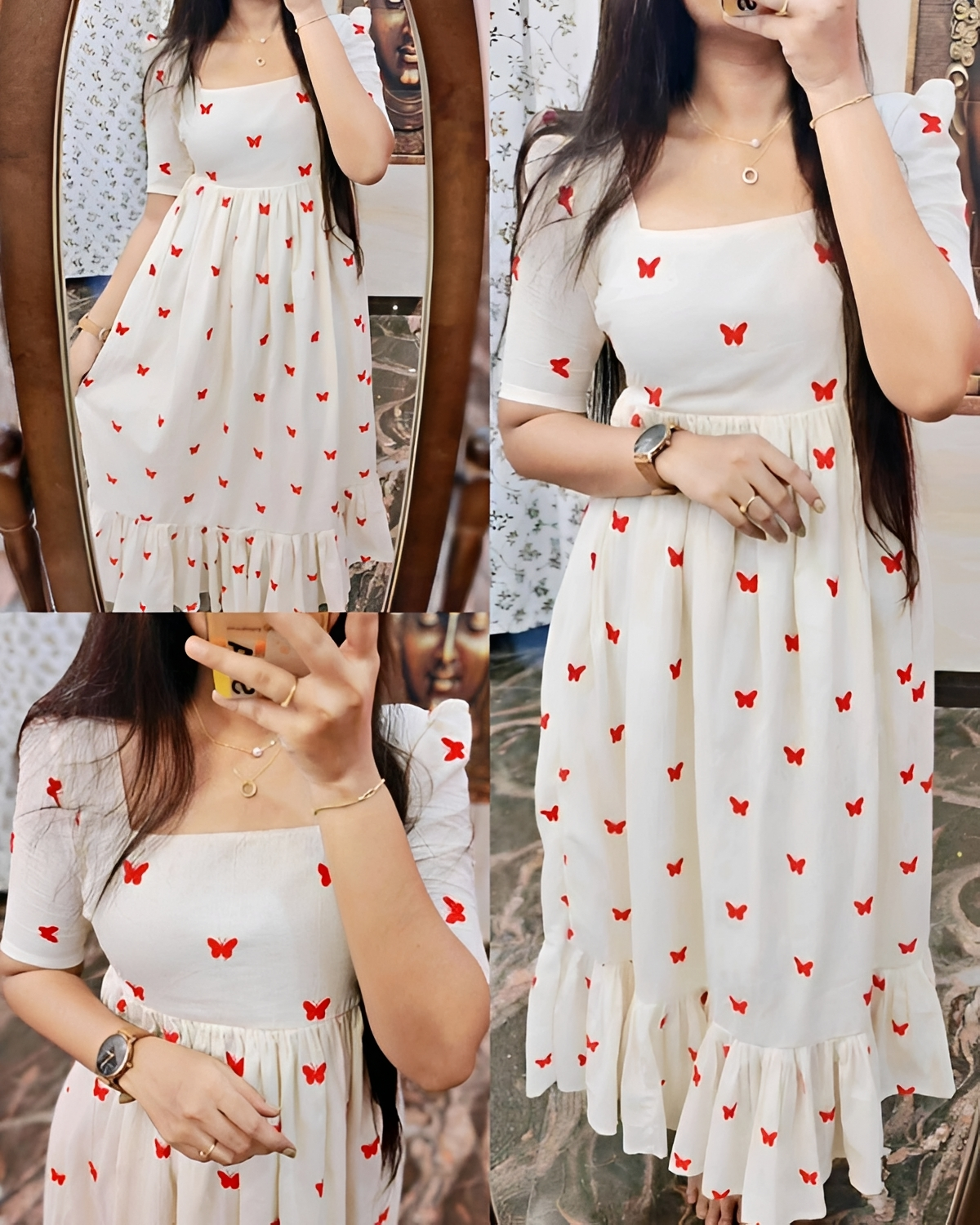 Cotton Butterfly Maxi