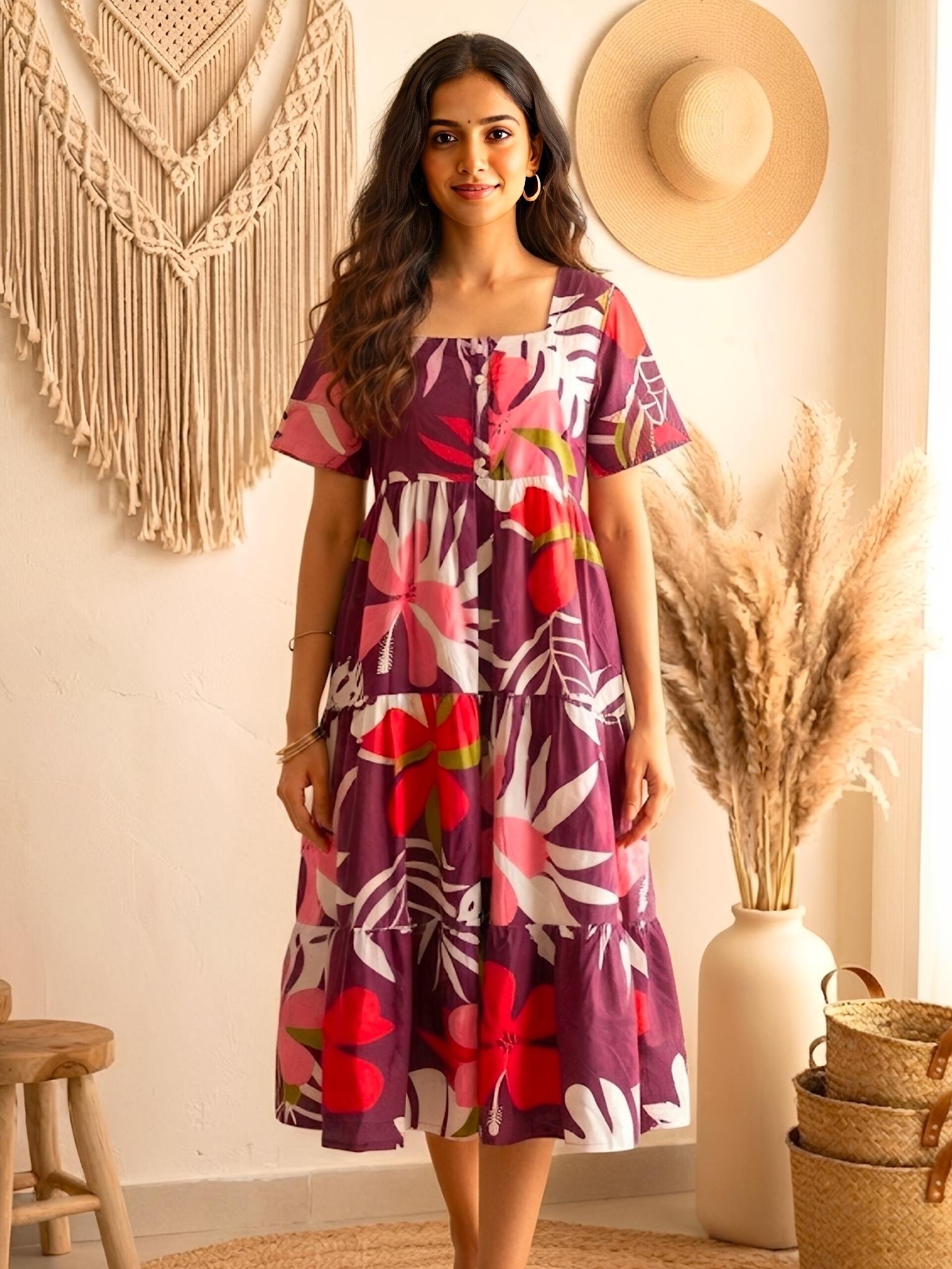 Feeding Friendly Cotton Maxi