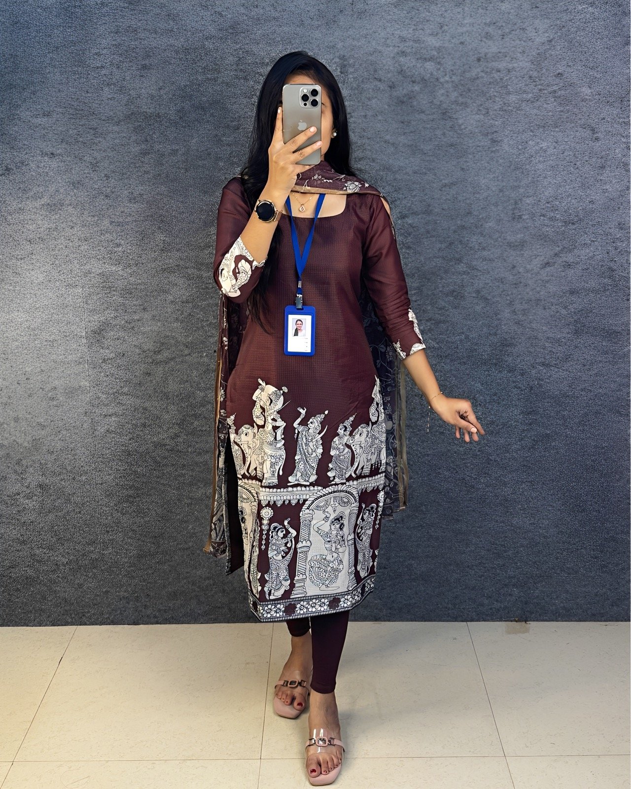 RISHIKA - Kalamkari Kurti with Dupatta set