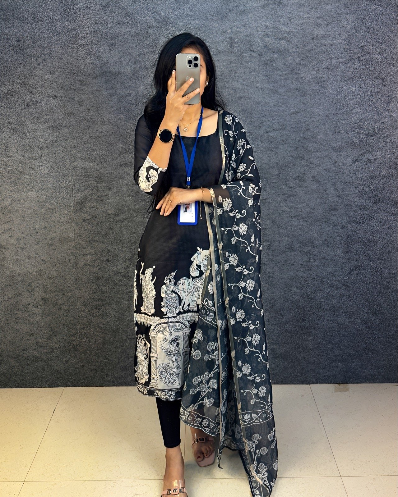 RISHIKA - Kalamkari Kurti with Dupatta set