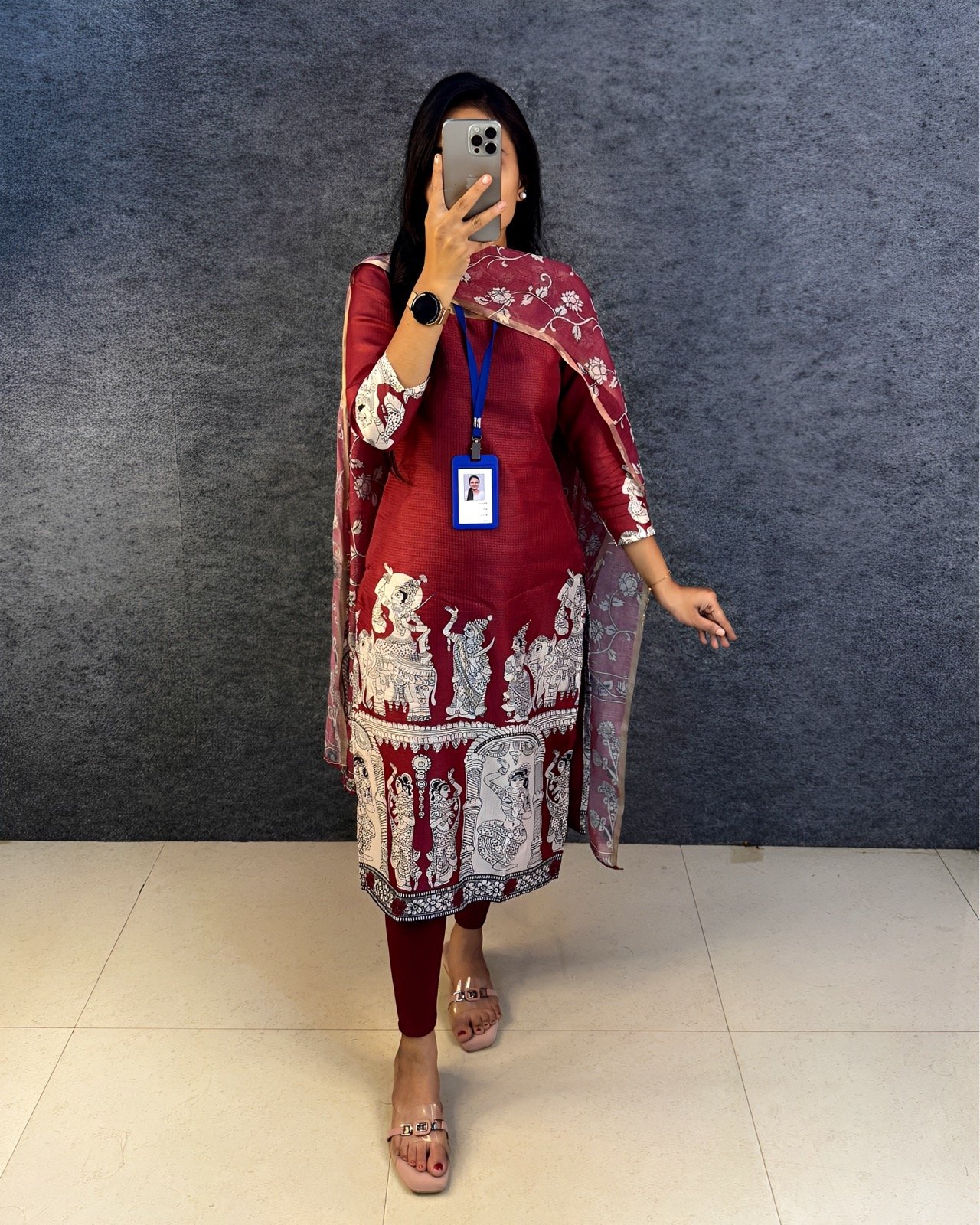 RISHIKA - Kalamkari Kurti with Dupatta set