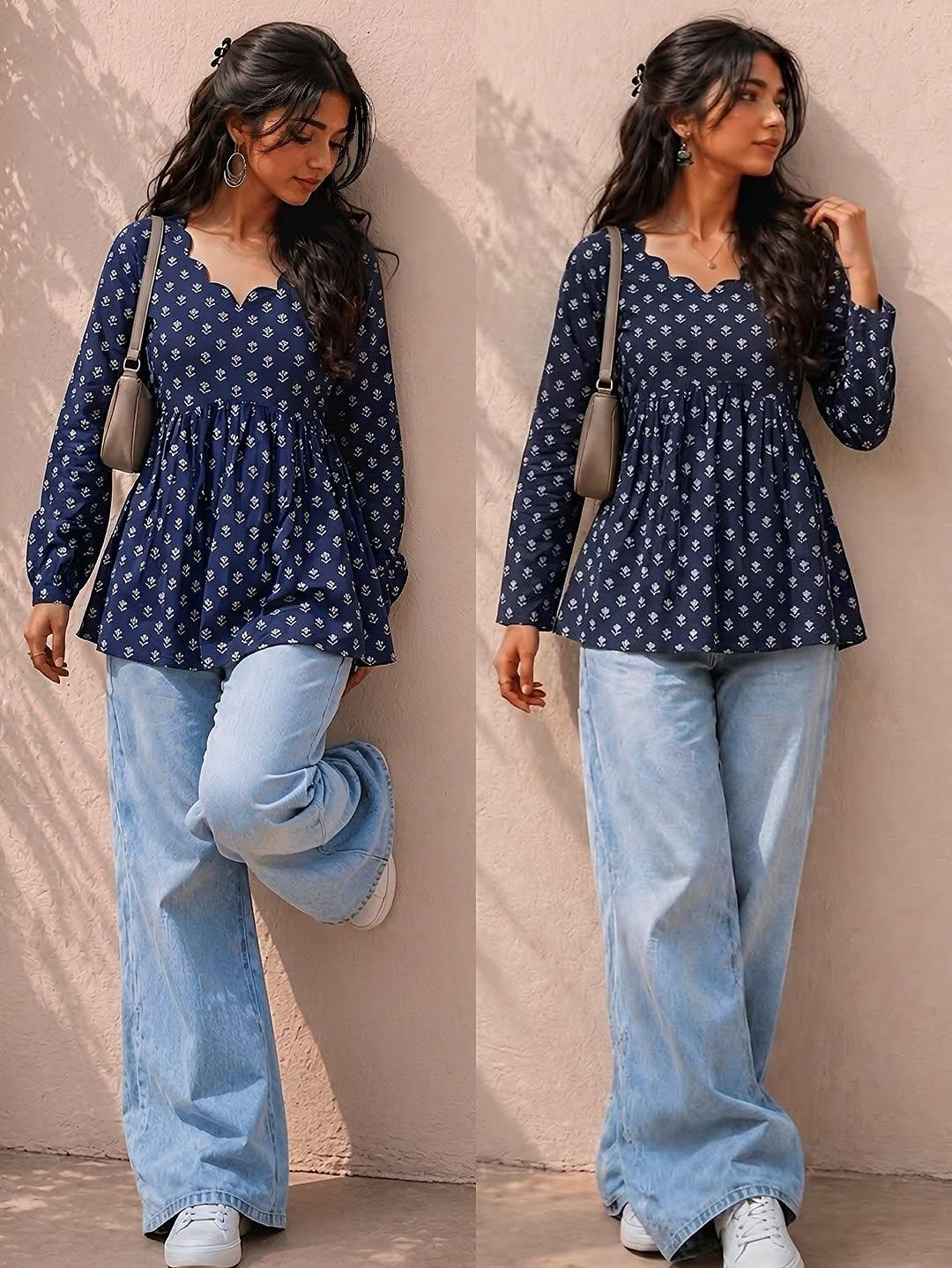 Classic Printed Everyday Top Collection