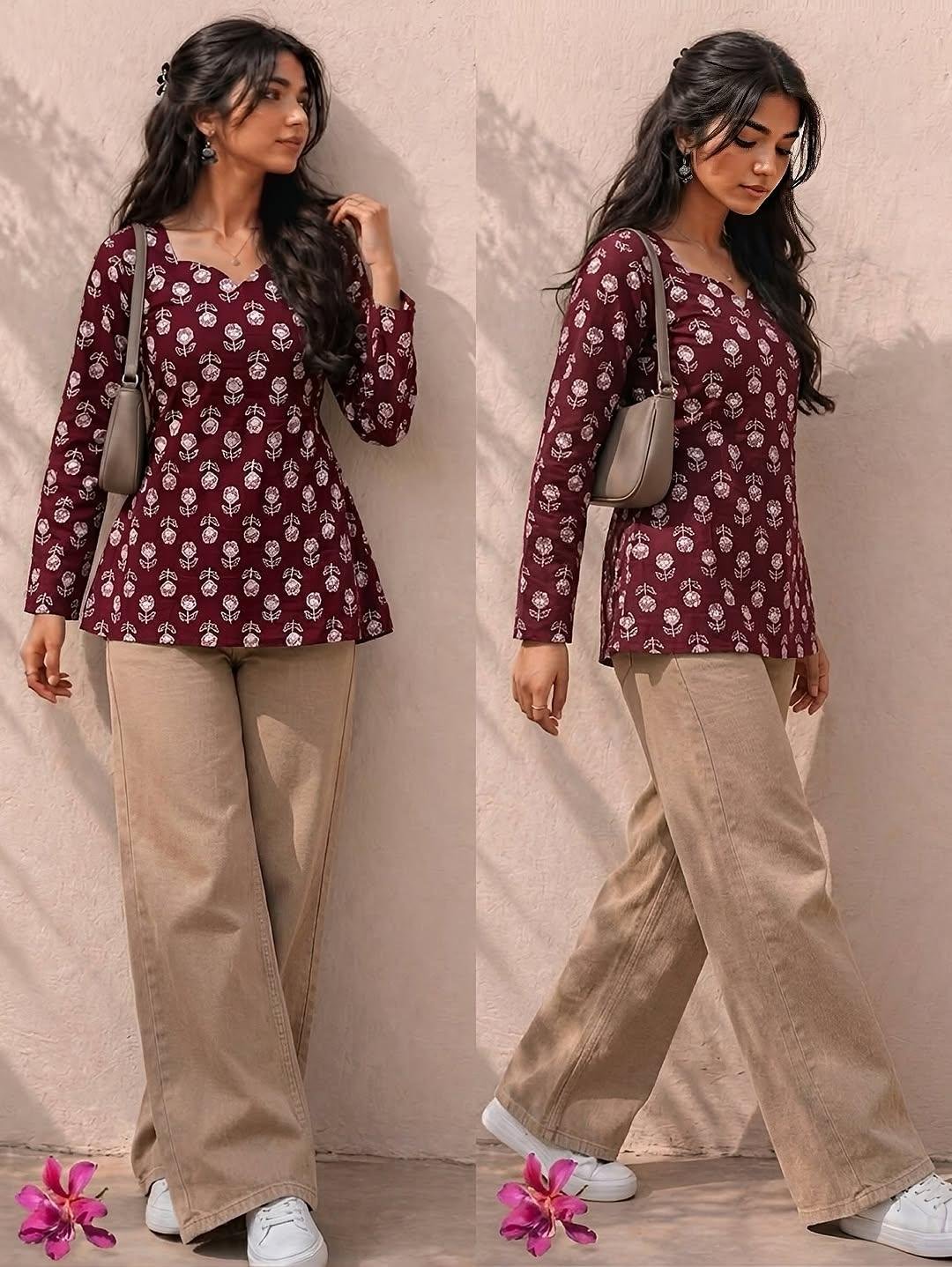 Classic Printed Everyday Top Collection