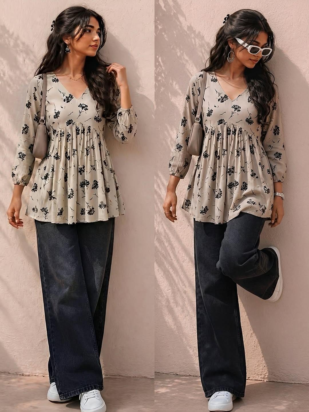 Classic Printed Everyday Top Collection