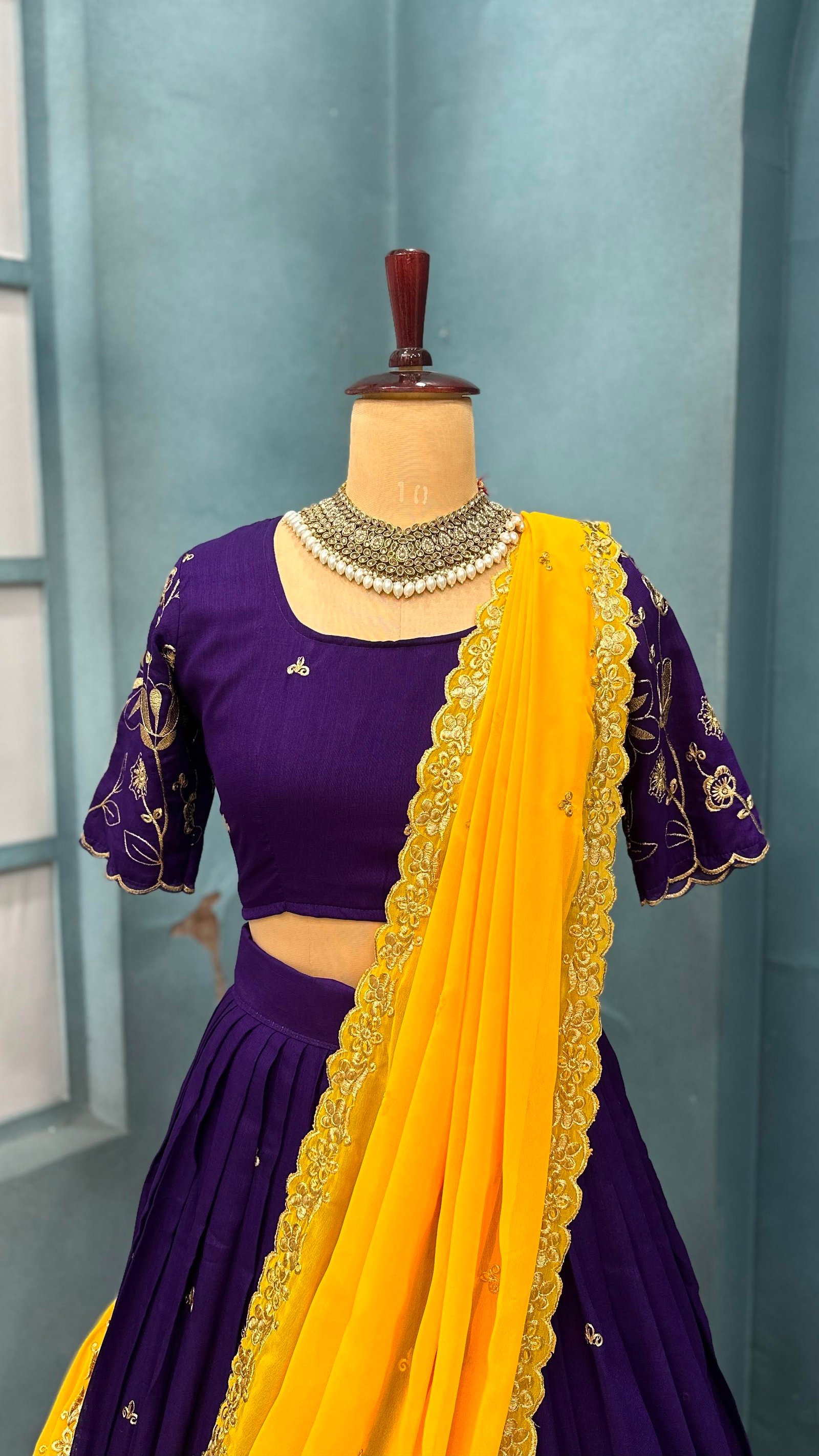 Blooming Half Saree