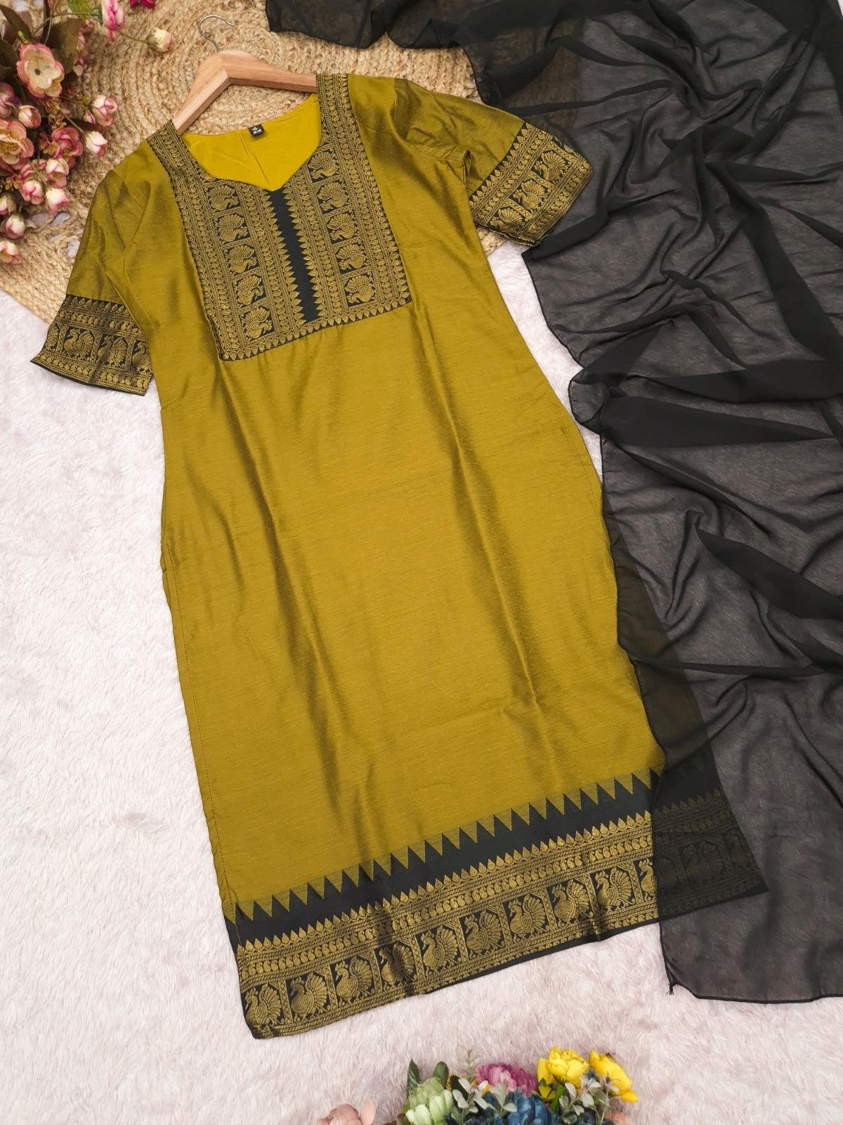 Everyday wear Kurti Dupatta